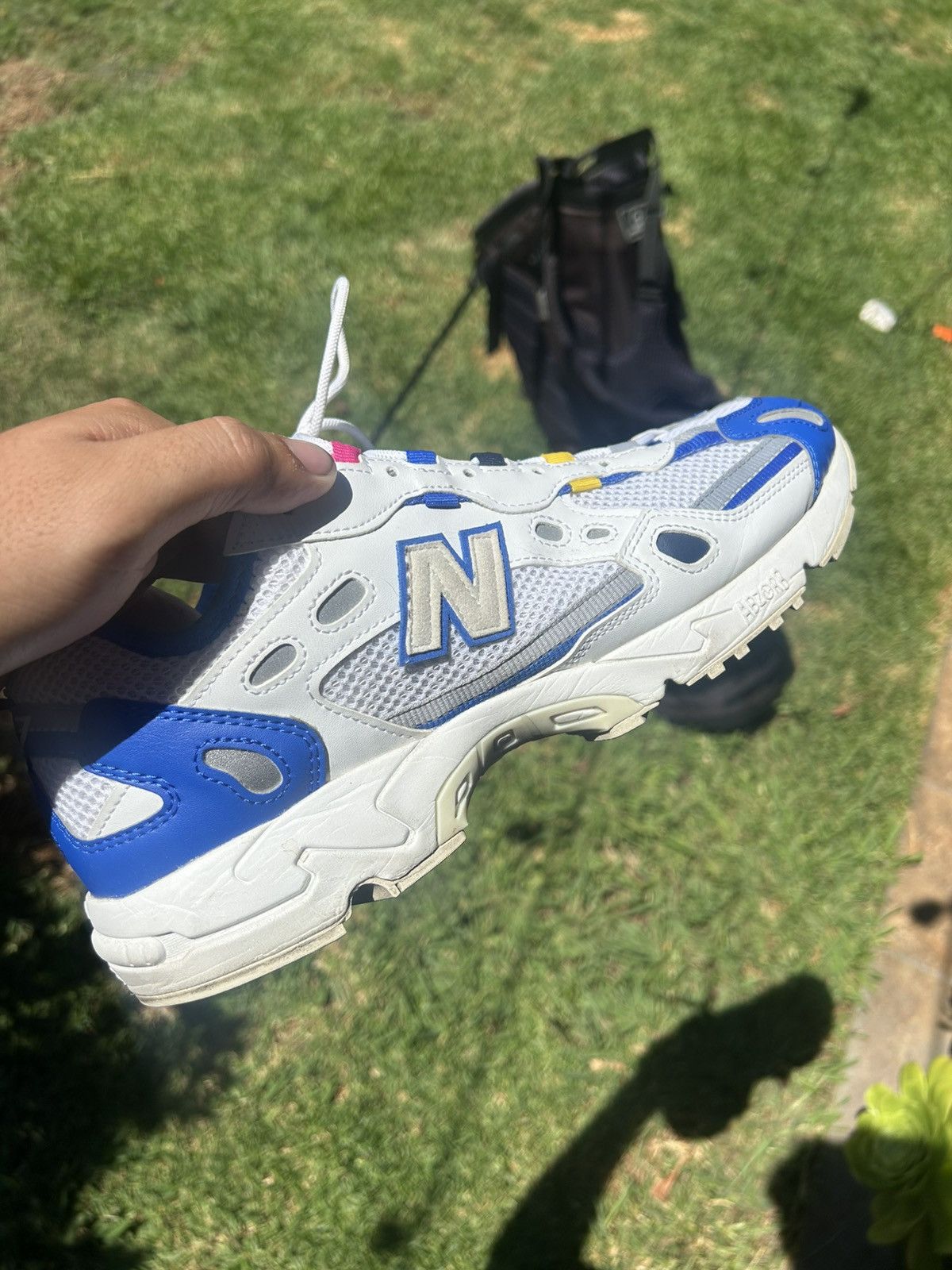 New Balance New balance 827 white/cobalt blue Size US 11 / EU 44 - 12 Thumbnail