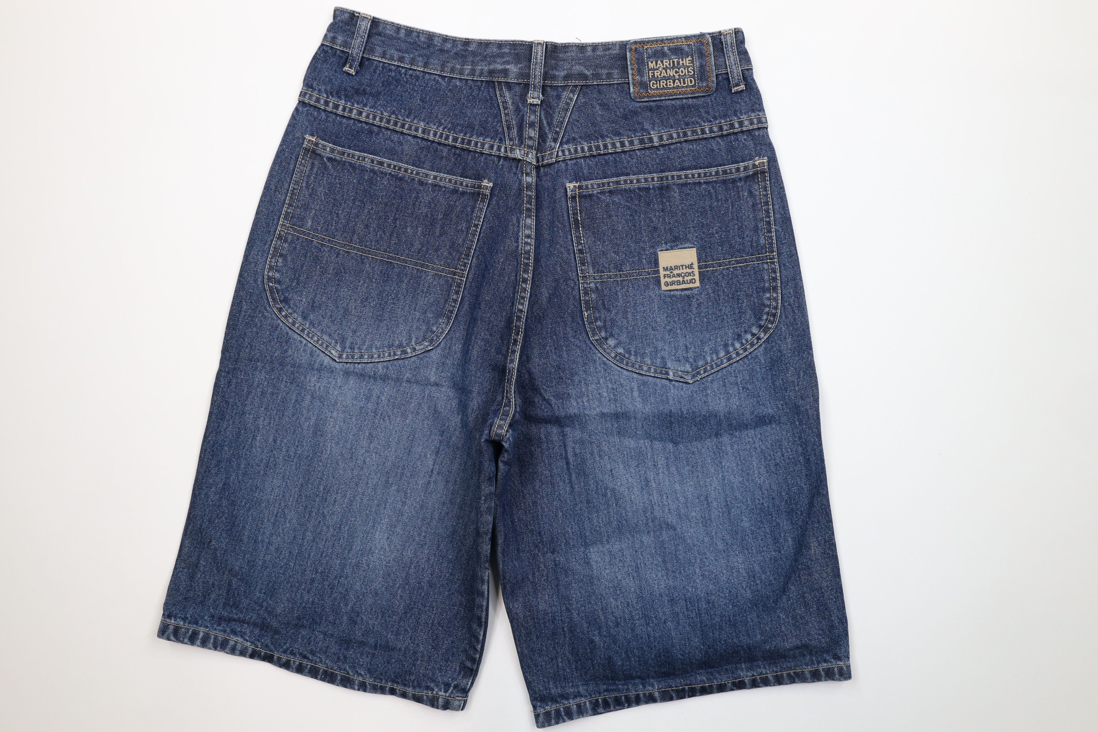 Marithe + Francois Girbaud × Vintage NOS Vintage 90s Marithe Francois Girbaud Denim Jean Shorts Size US 32 / EU 48 - 7 Thumbnail