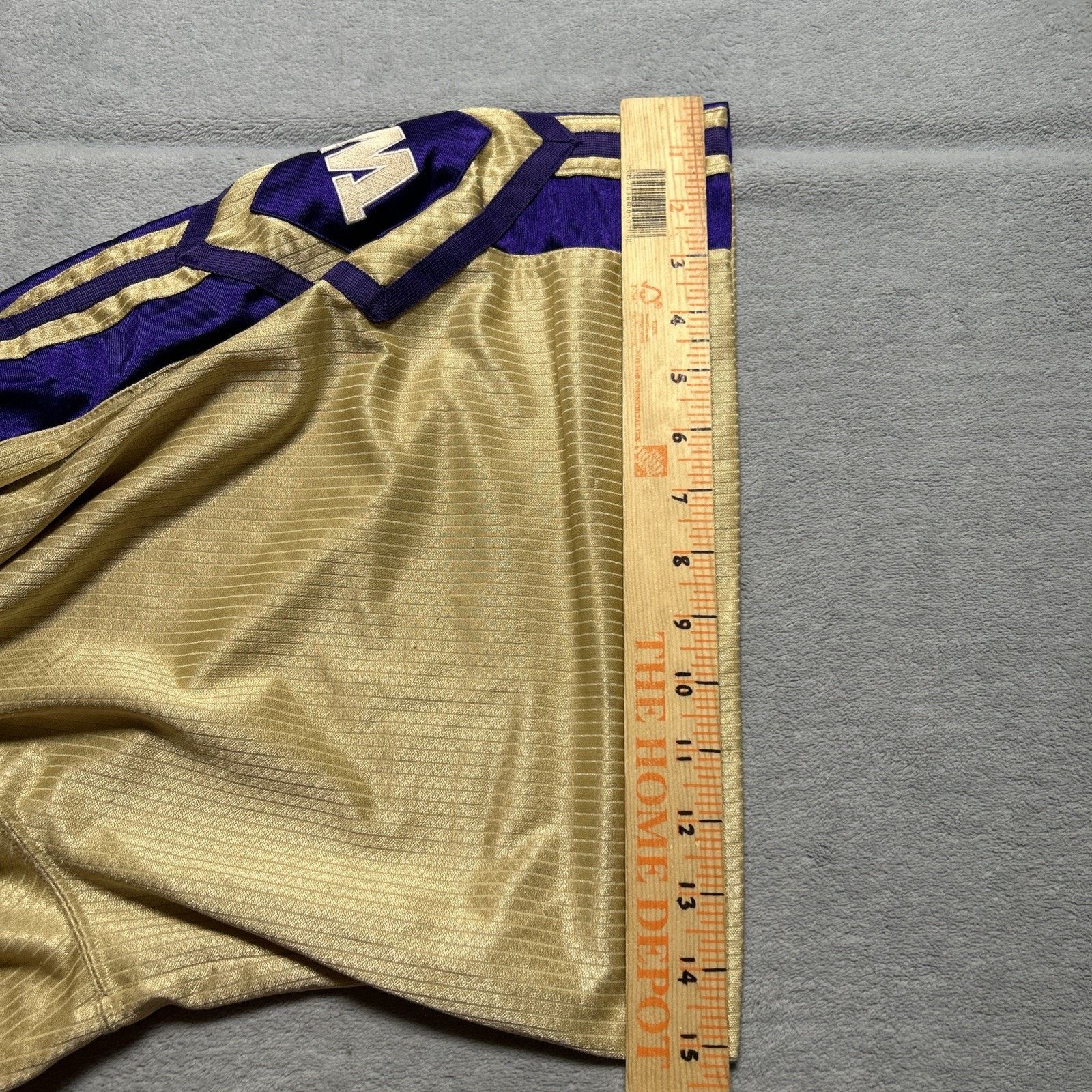 Nike Nike Gold Shinny Dazzle Mesh Shorts Mens XL 34x9 Baggy Retro Size US 34 / EU 50 - 21 Thumbnail