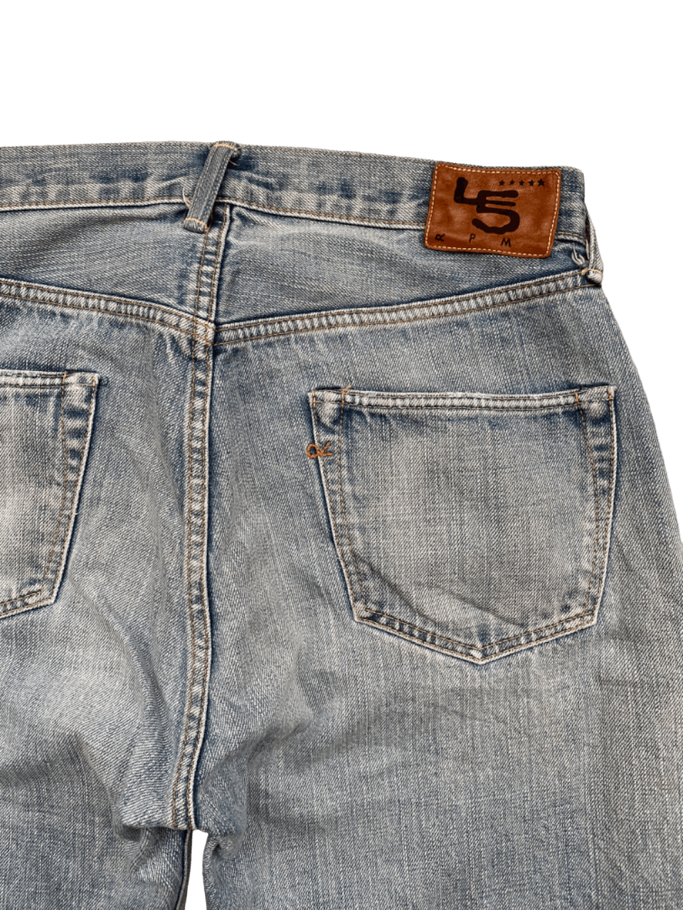 45rpm × If Six Was Nine Distressed Selvedge 45 Rpm Denim Jeans Size US 30 / EU 46 - 5 Thumbnail