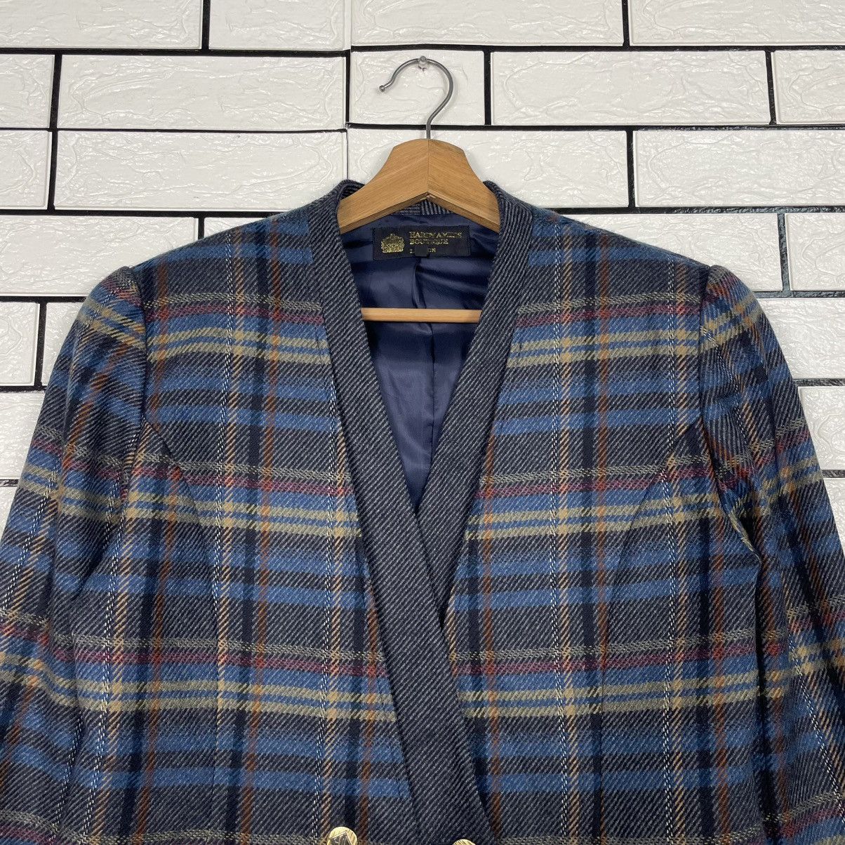 Hardy Amies Hardy Amies Boutique London Plaid Crop Jacket Size M / US 6-8 / IT 42-44 - 2 Thumbnail