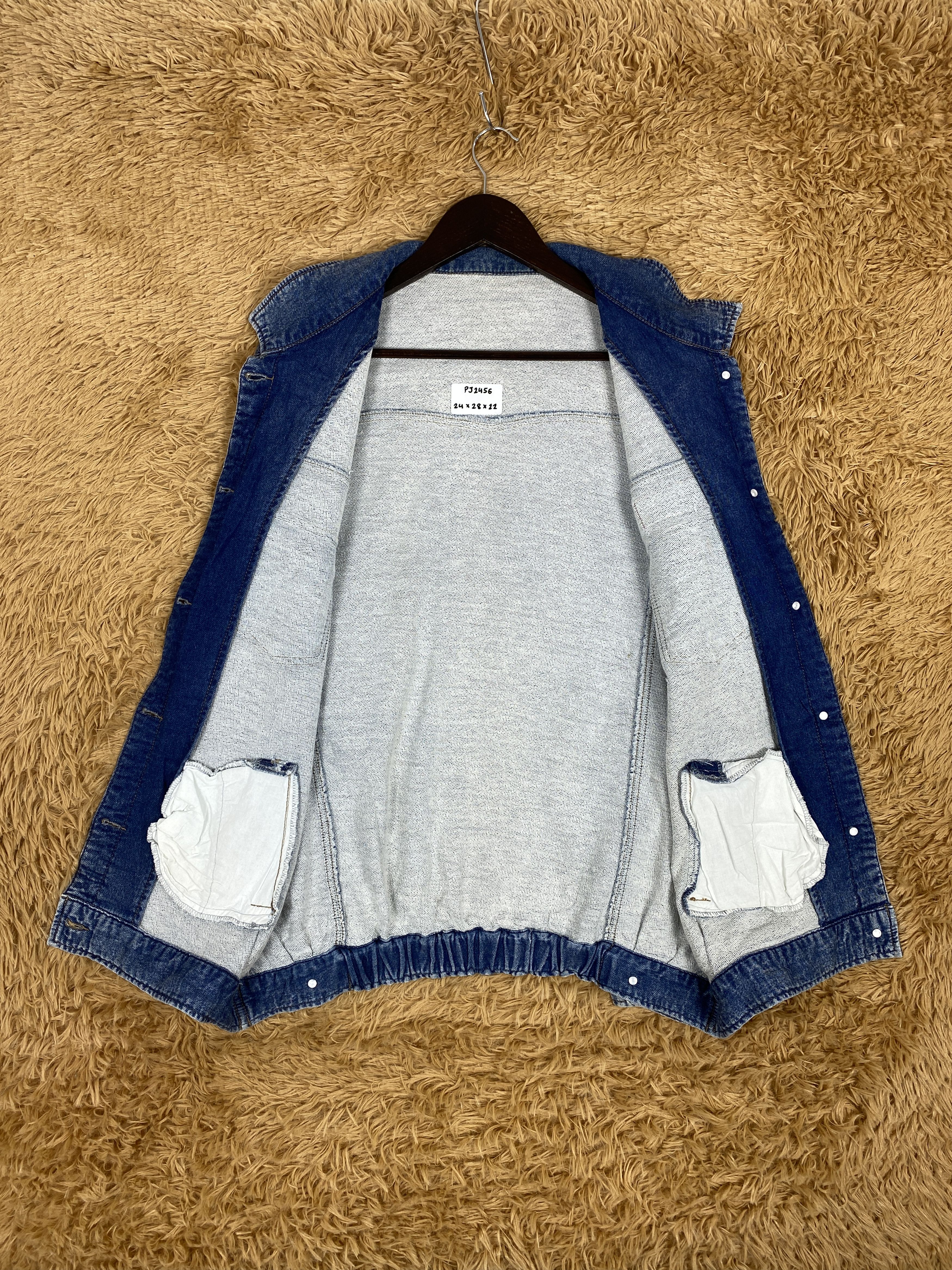 Japanese Brand Vintage Marvel Denim Pattern Jacket PJ2456 Size US M / EU 48-50 / 2 - 6 Thumbnail