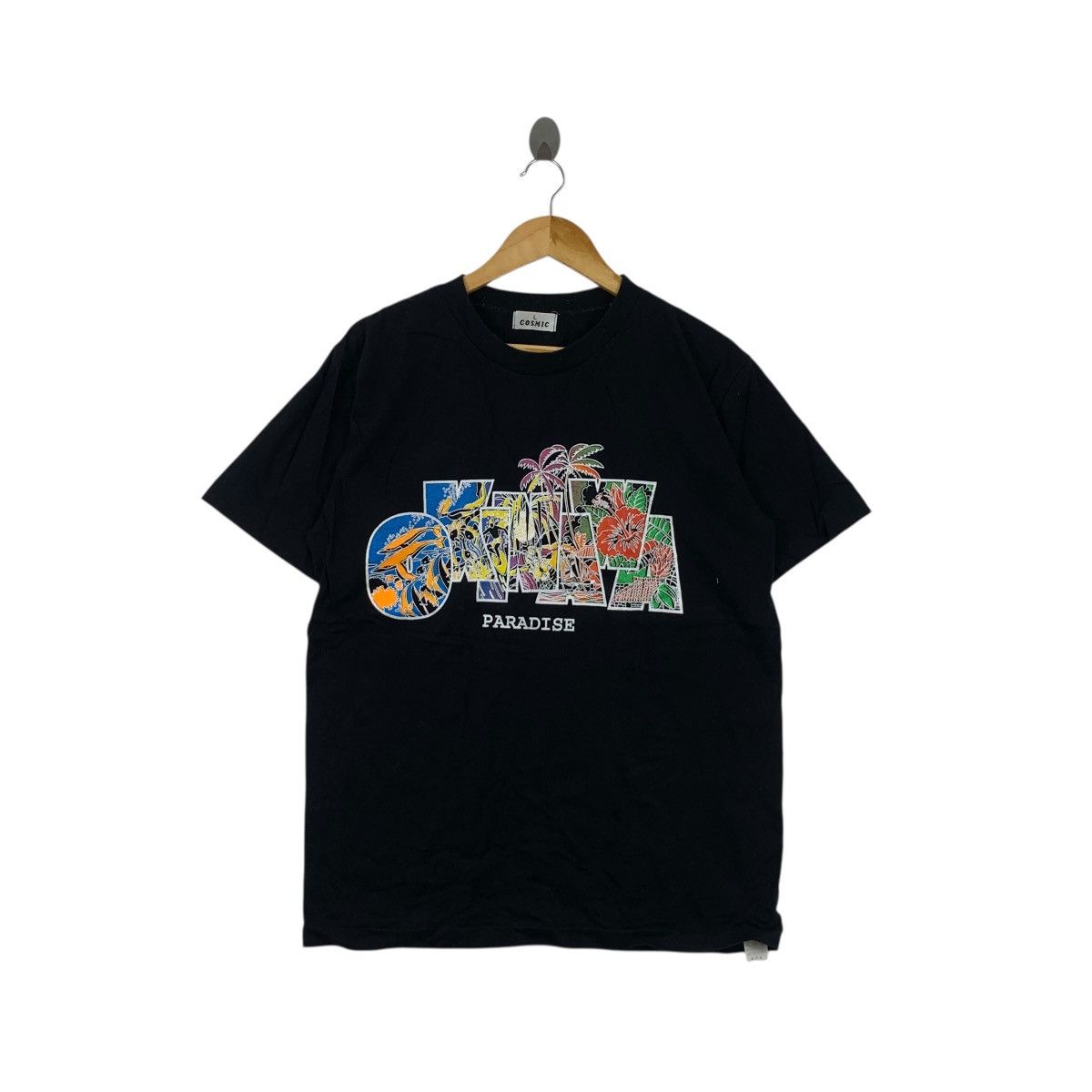 Vintage Vintage COSMIC OKINAWA PARADISE Hawaii Vacation Tee Shirt Size L / US 10 / IT 46 - 1 Thumbnail