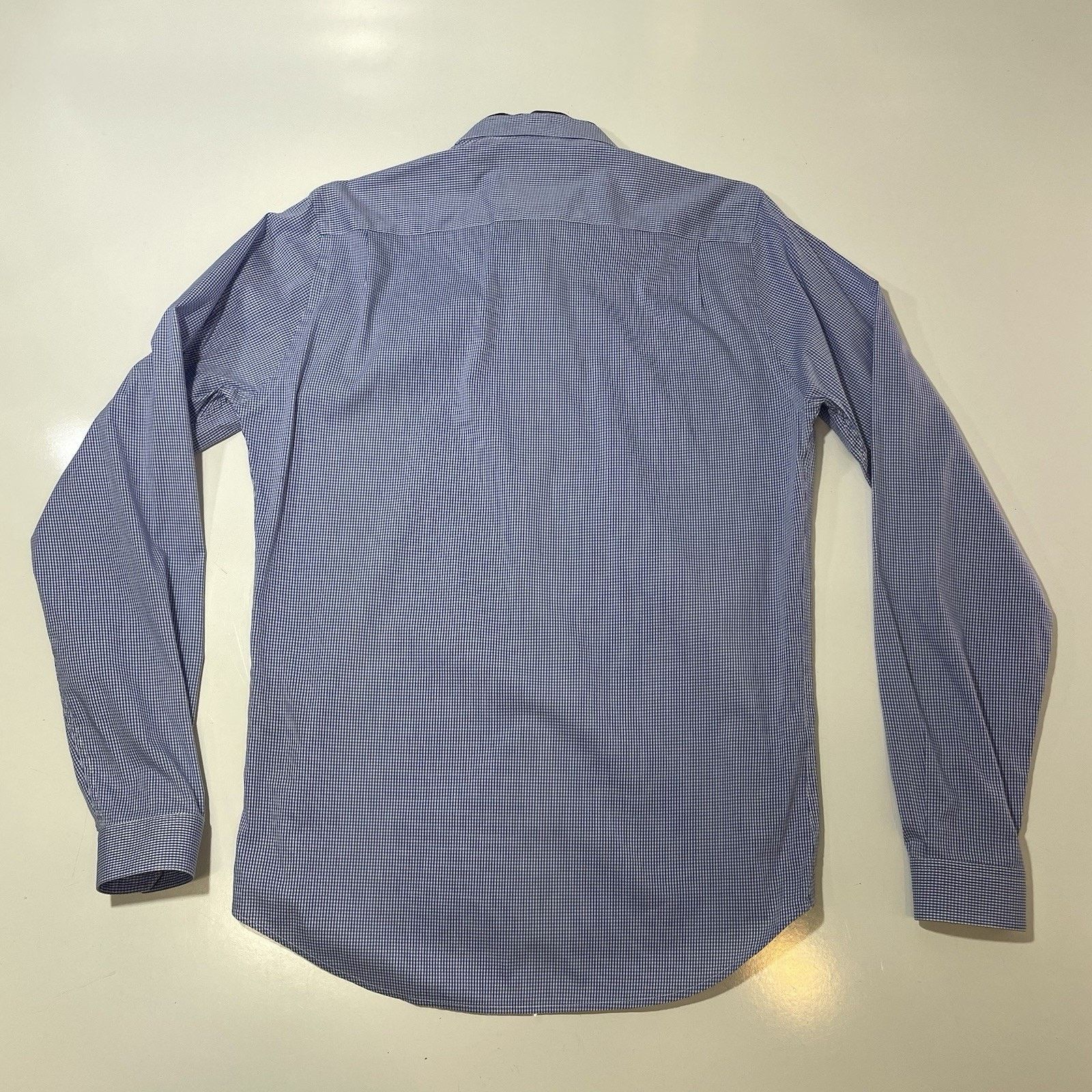 The Kooples The Kooples Sport Fitted Shirt Blue Micro-Check Size S Size US S / EU 44-46 / 1 - 8 Thumbnail