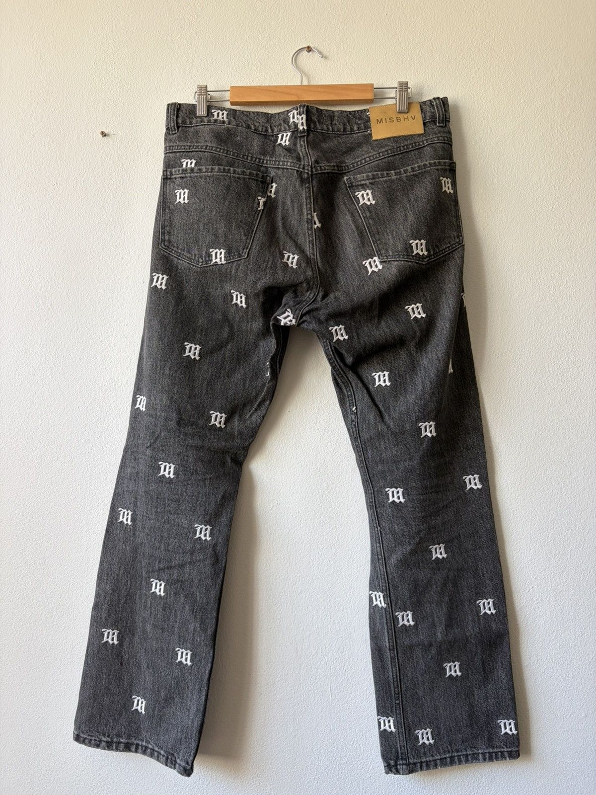 Misbhv Monogram jeans Size US 33 - 2 Thumbnail