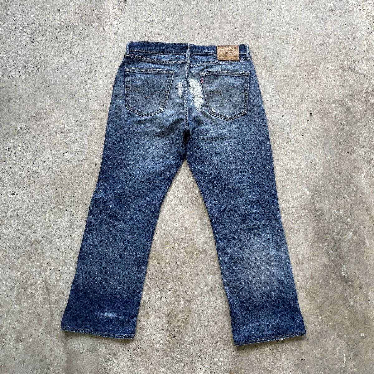 Levi's Vintage Levi’s 505 Big E THRASHED Jean Faded Denim Pants W34 Size US 34 / EU 50 - 13 Thumbnail