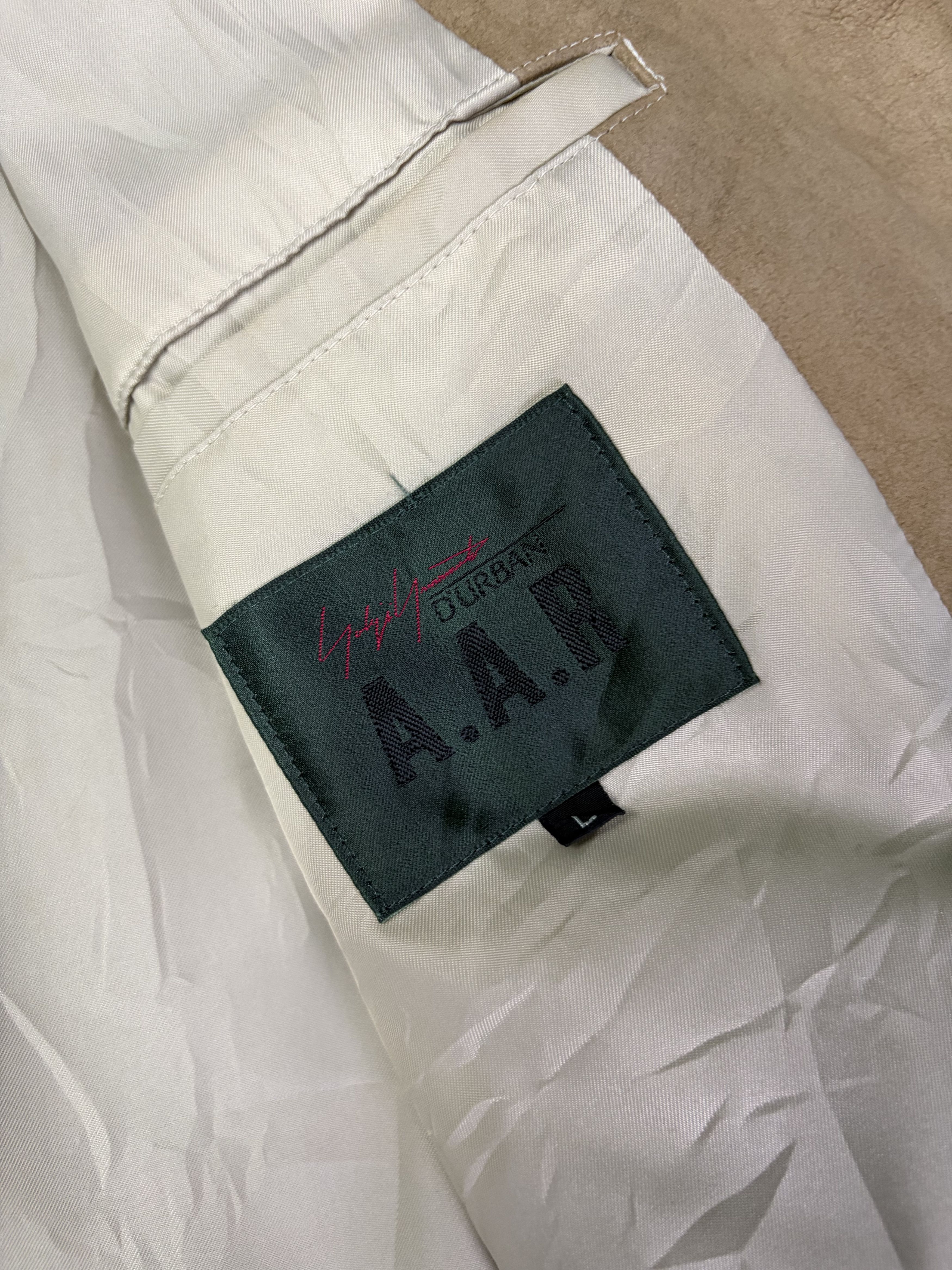 Yohji Yamamoto Yohji Yamamoto AAR Faux Suede Jacket Size US L / EU 52-54 / 3 - 10 Thumbnail