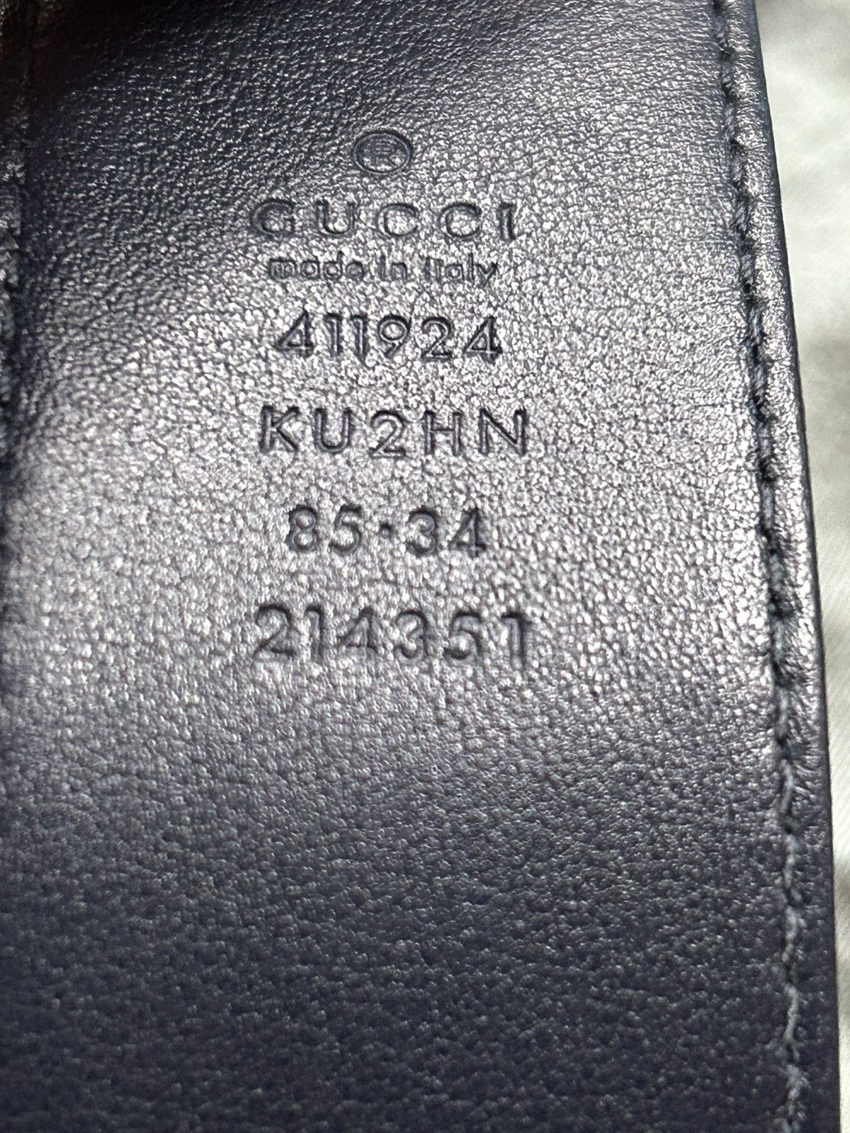 Gucci Floral Blue Gucci Monogram Belt Size 32 - 10 Thumbnail