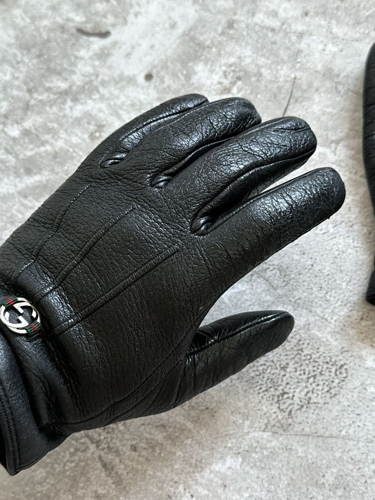 Gucci Gucci leather gloves with dust bag and box Size ONE SIZE - 5 Thumbnail