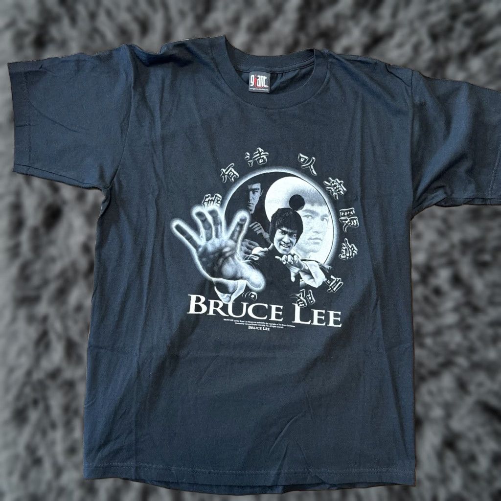 Lee VINTAGE Bruce Lee T Shirt Mens XL Fighting Pose Martial Arts Giant Tag Black Size US XL / EU 56 / 4 - 1 Thumbnail