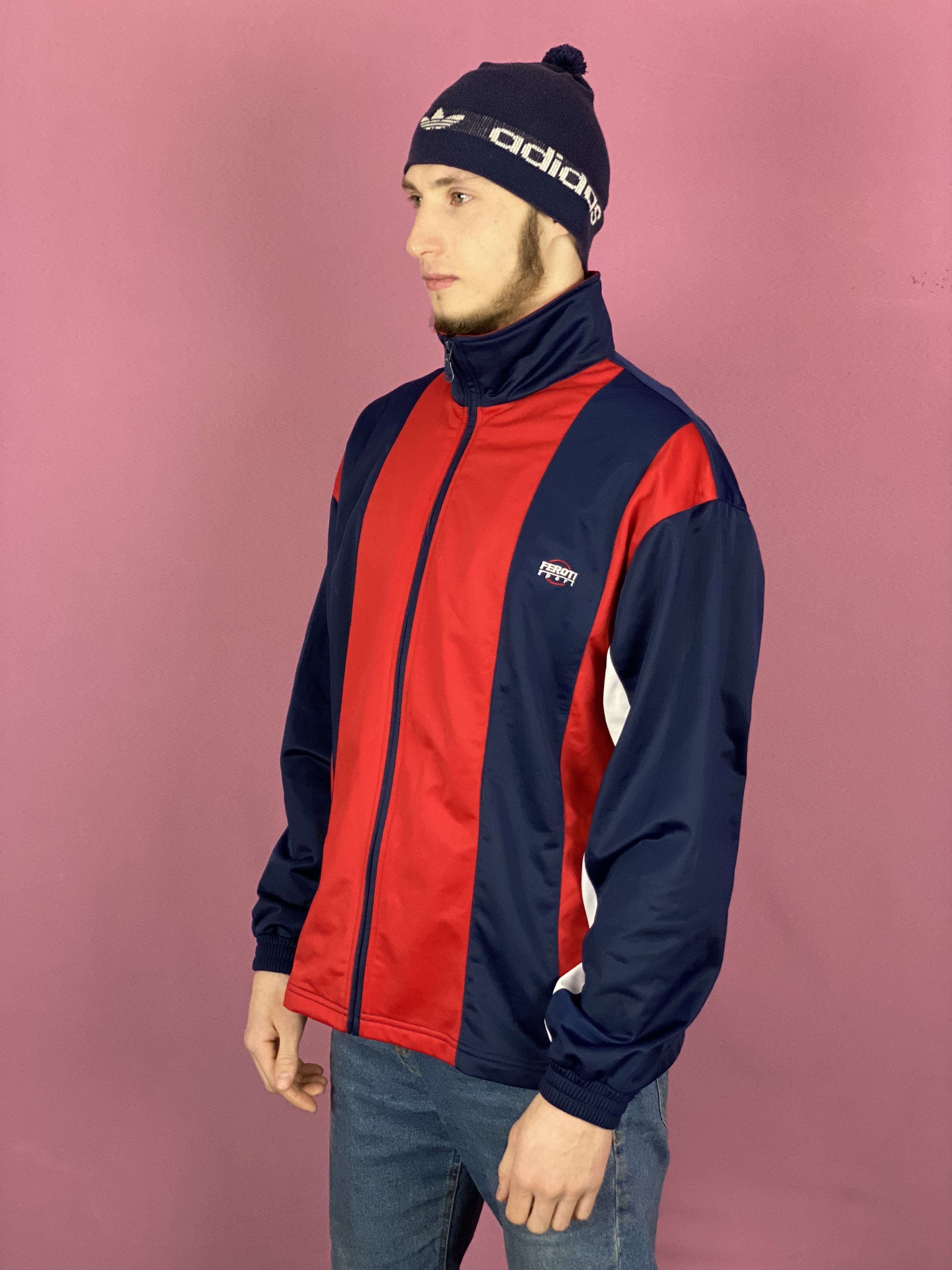 Vintage 90s Ferotti Sport Vintage Men's Track Jacket - XL Size US XL / EU 56 / 4 - 2 Thumbnail
