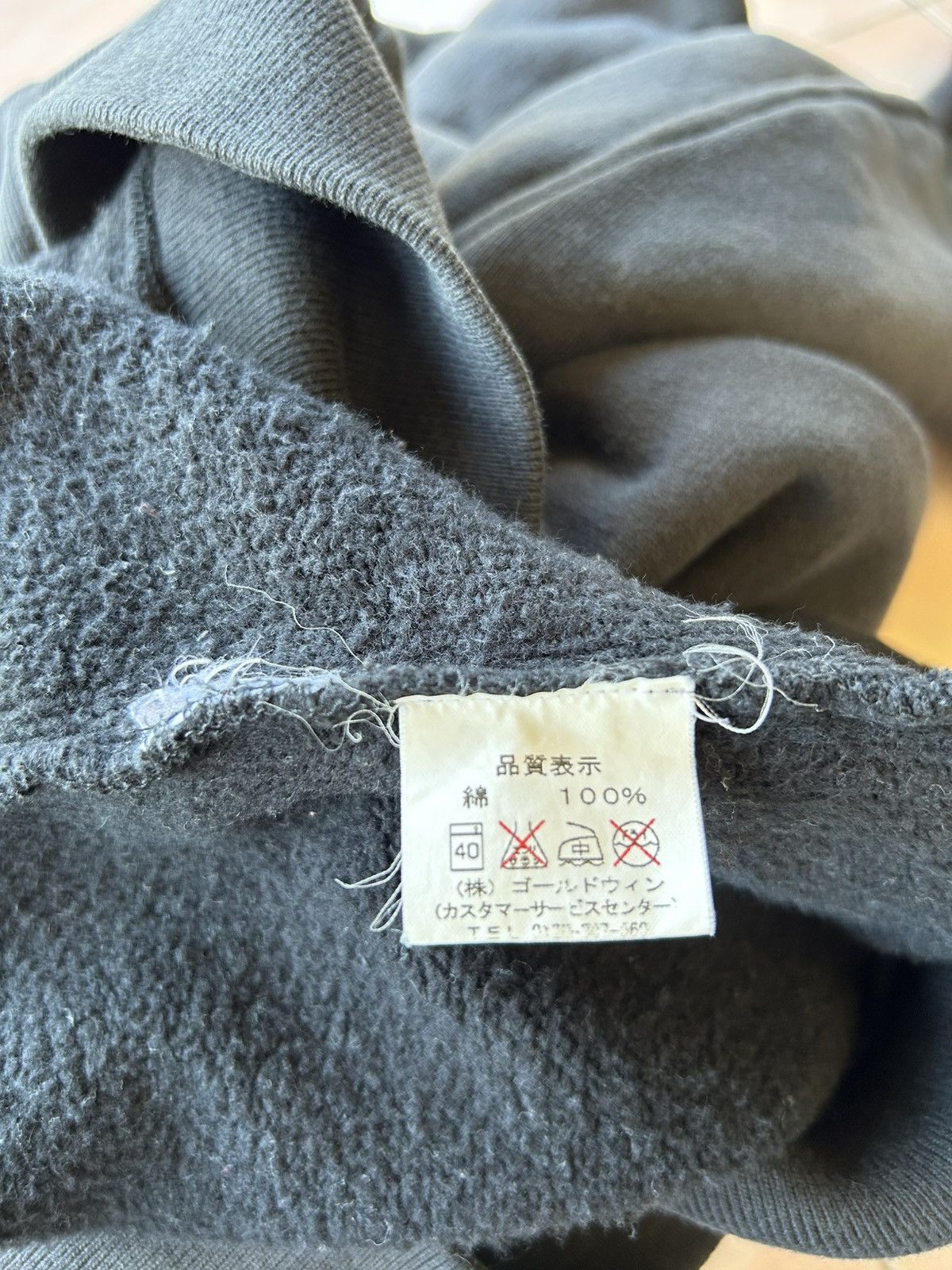 Goldwin × Japanese Brand Vintage Two For One Sunfaded Pullover Hoodie Size US M / EU 48-50 / 2 - 14 Thumbnail