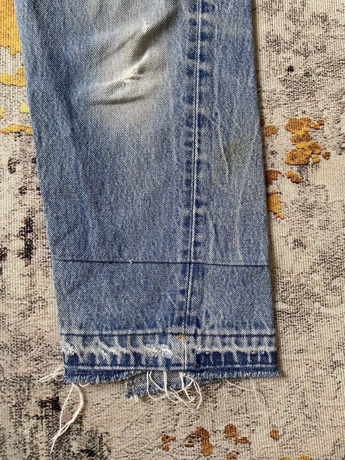 Old Park Levi’s X Oldpark Japan Reconstructed Distressed Denim Size US 30 / EU 46 - 7 Thumbnail