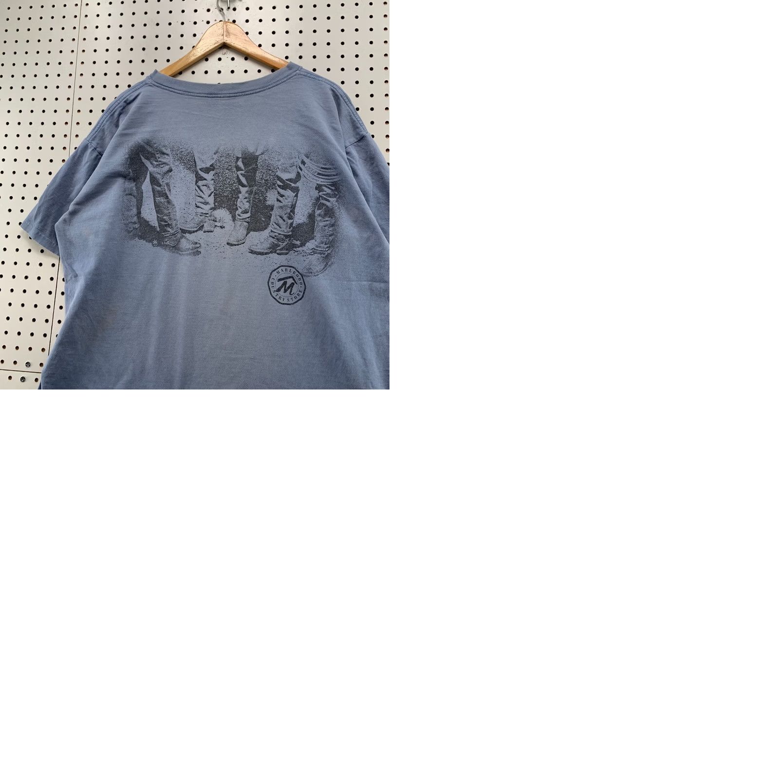 Marlboro VINTAGE Marlboro Shirt Mens XL Blue Cowboys Boots Pocket Fits Made USA Size US XL / EU 56 / 4 - 10 Thumbnail