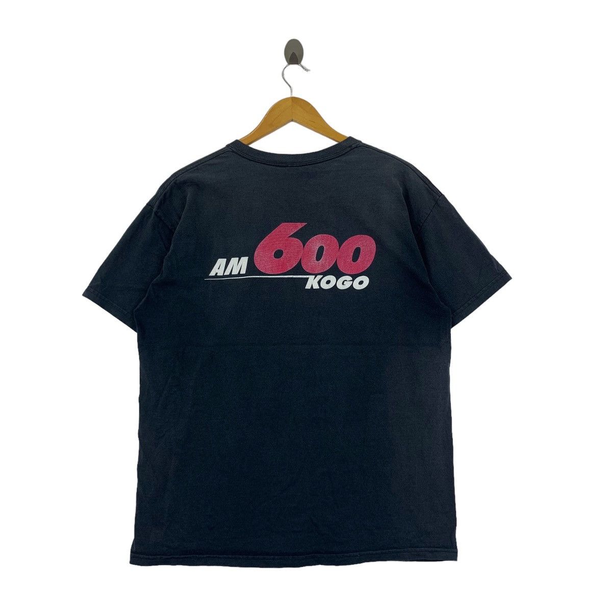 Vintage Vintage 90’ AM 600 KOGO RADIO Gaga Tee Shirt Top Size US L / EU 52-54 / 3 - 4 Thumbnail