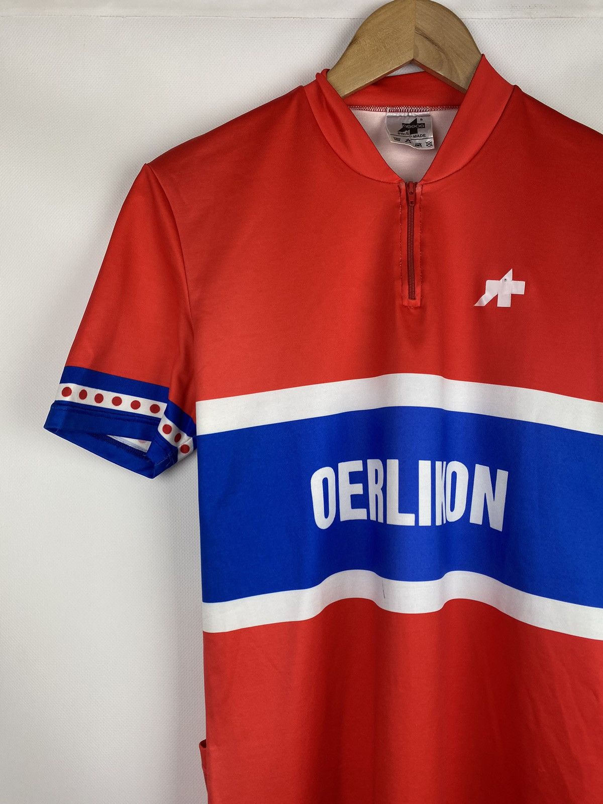 Vintage Assos Of Switzerland Oerlikon vintage cycling jersey size L Size US L / EU 52-54 / 3 - 2 Thumbnail