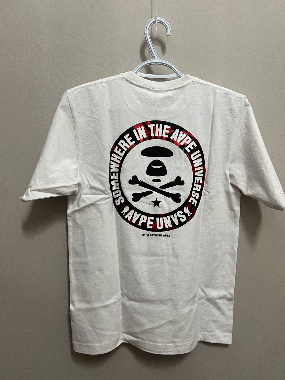 image of Deadstock Aape By Bape Shirt in White, Men's (Size Small)