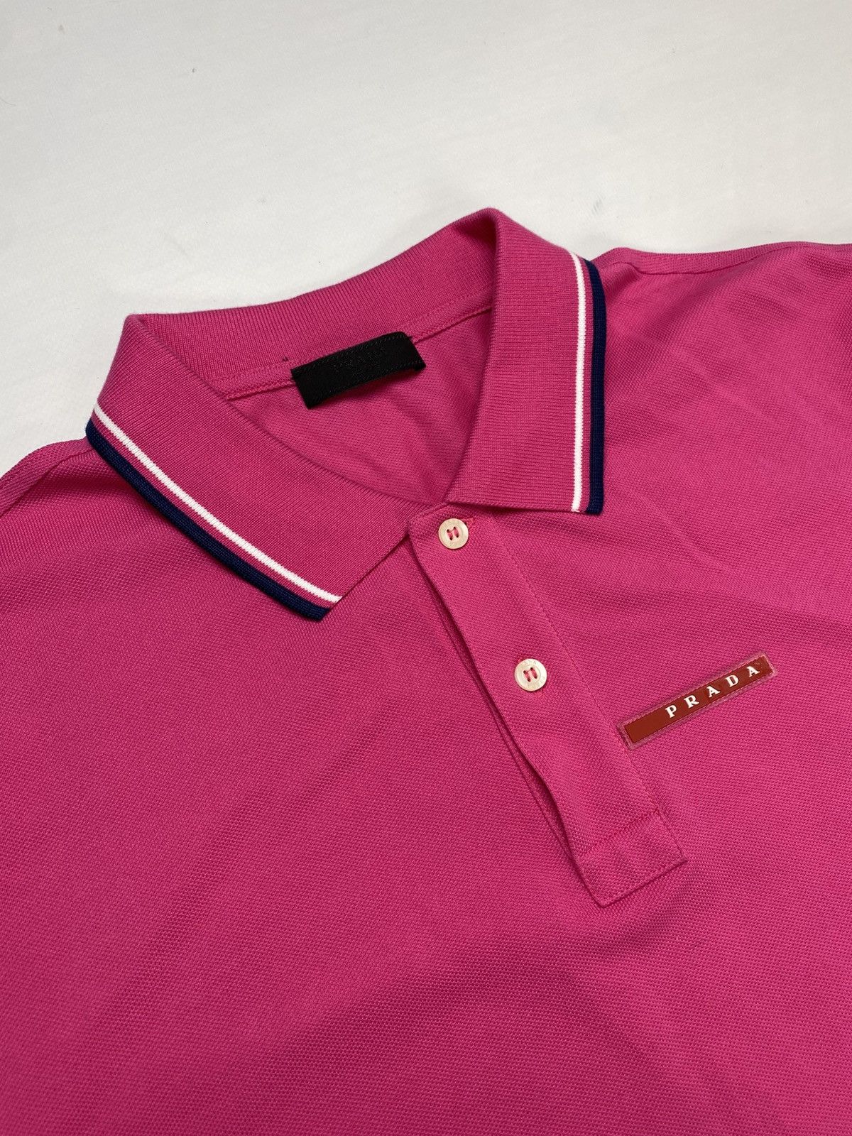 Prada Prada Pink Polo Size US L / EU 52-54 / 3 - 3 Thumbnail
