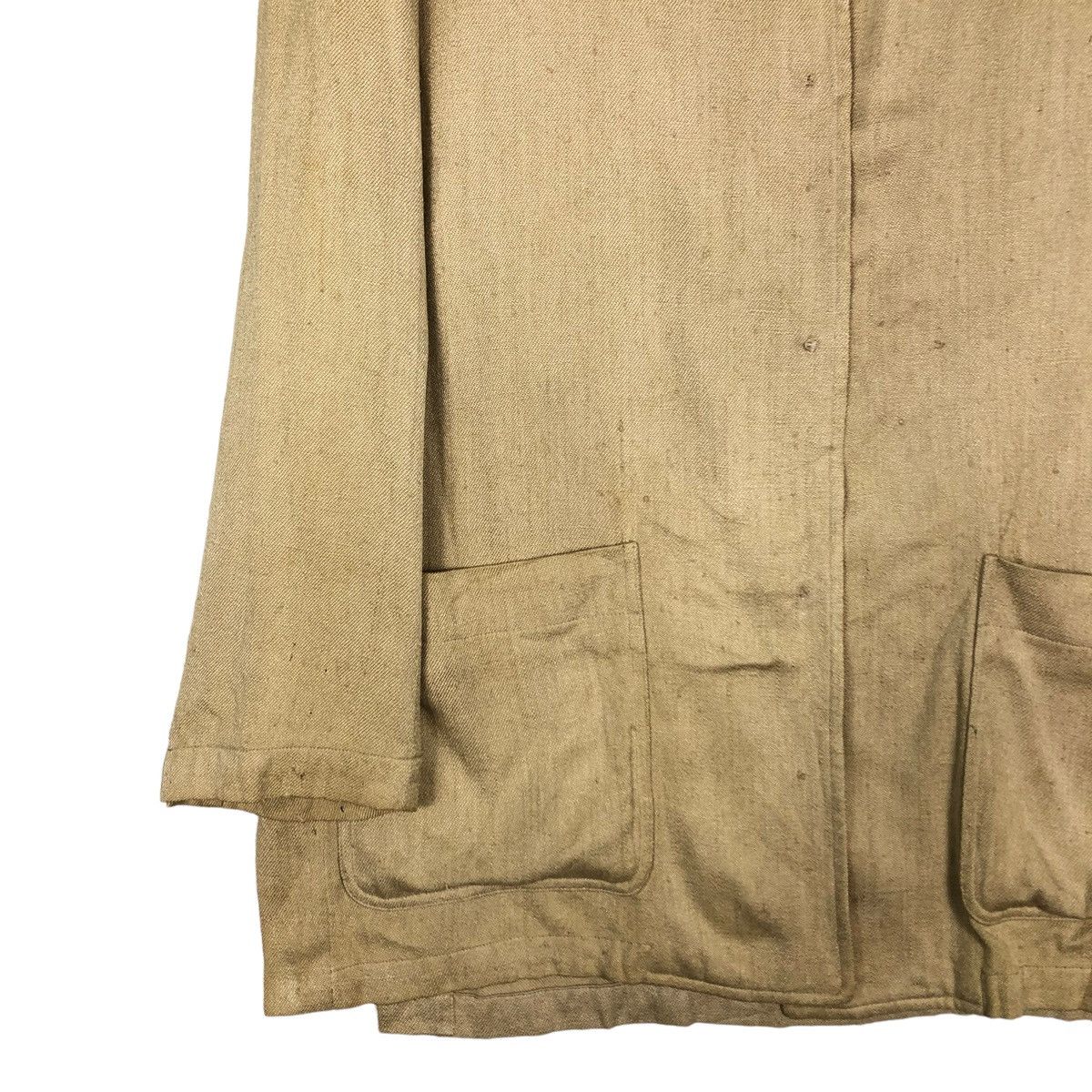 Japanese Brand 🔥Vintage Kenzo Y Collar Chore Jacket Issey Miyake Design Size US M / EU 48-50 / 2 - 7 Thumbnail