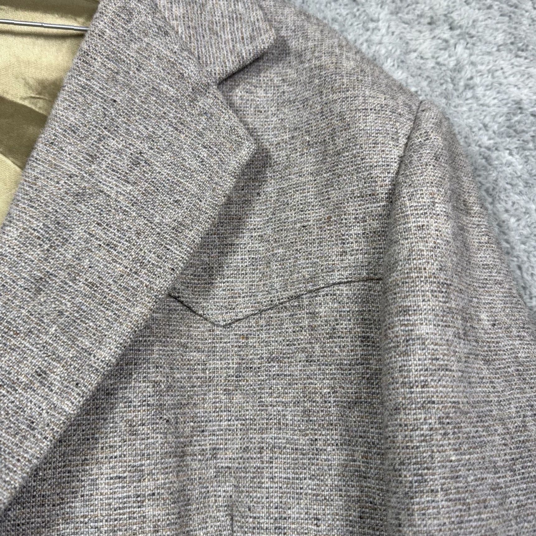 Pendleton VINTAGE Pendleton Blazer Mens 44R Wool Sport Coat USA Made 90s 80s Size 44R - 7 Thumbnail