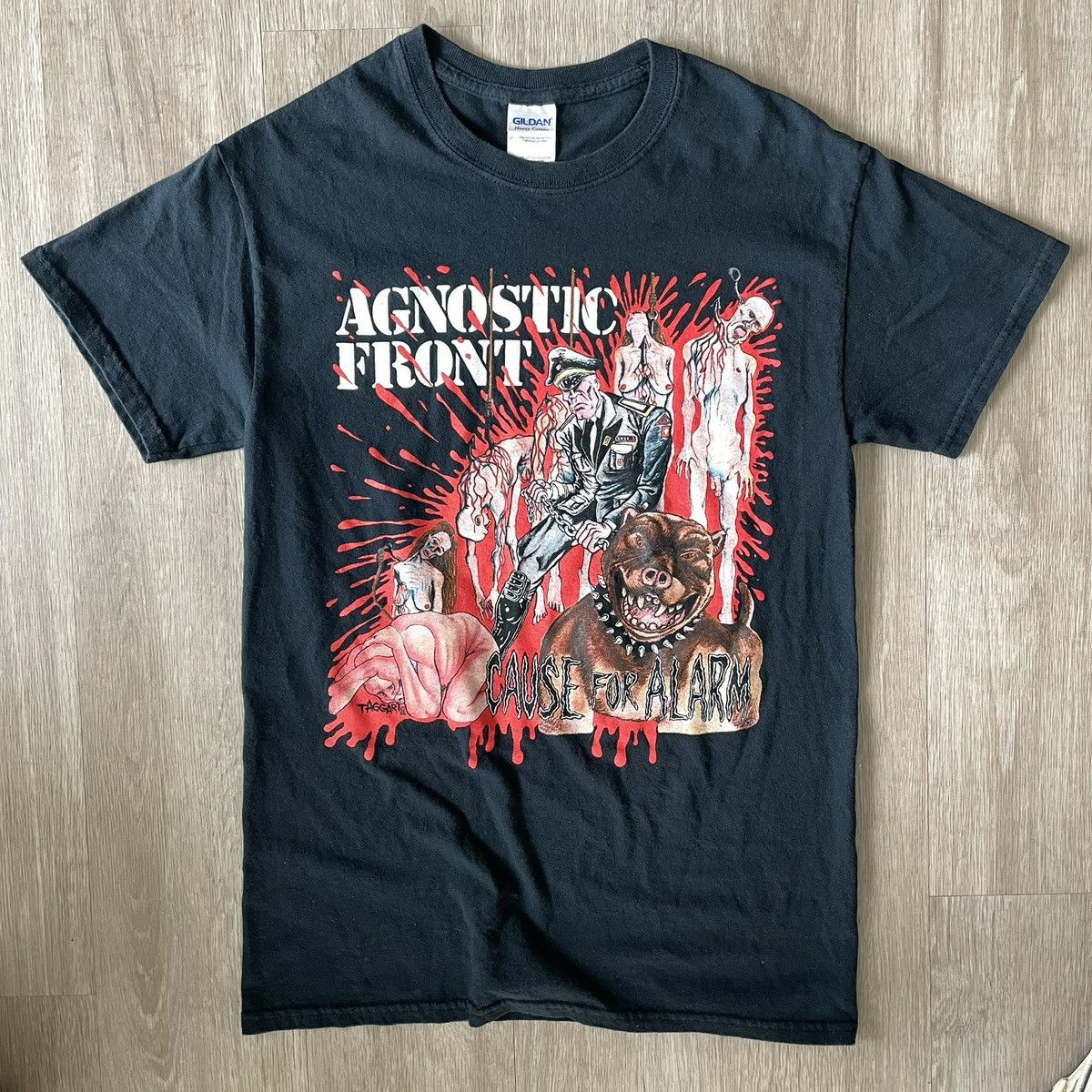 Band Tees Agnostic Front Cause For Alarm Tee Size US S / EU 44-46 / 1 - 1 Thumbnail