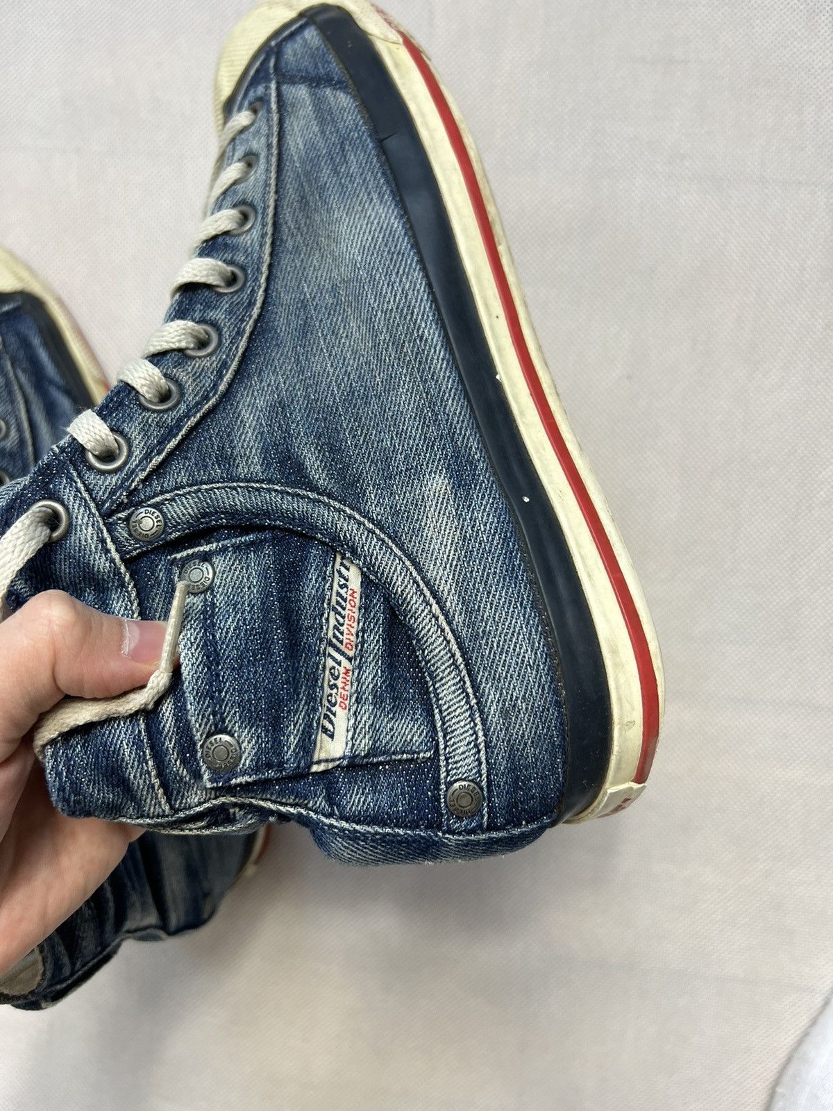 Diesel Shoes Diesel denim jeans vintage y2k skate sneakers hip hop Size US 8.5 / EU 41-42 - 7 Thumbnail