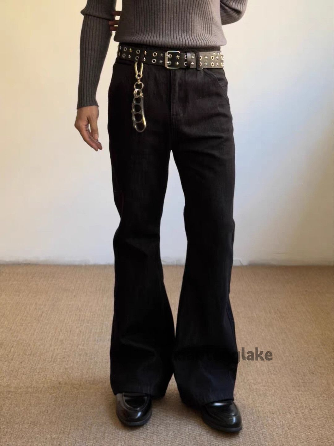 Jean ltx vintage loose baggy skate hiphop punk flared jeans Size US 30 / EU 46 - 4 Thumbnail