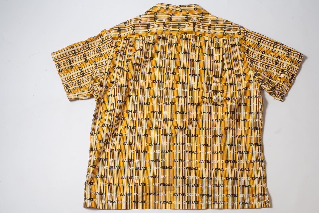 Versace versace printed monogram shirt Size US XL / EU 56 / 4 - 6 Thumbnail