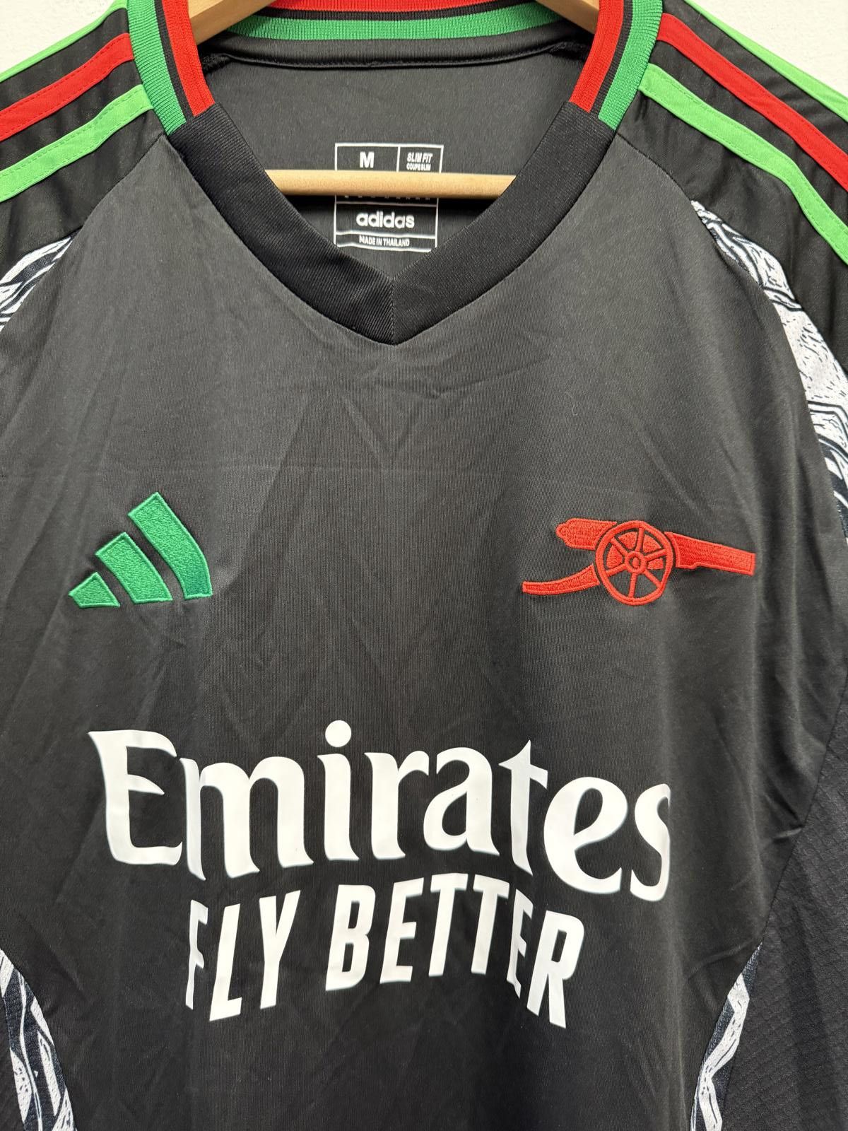 Adidas Adidas Arsenal Football Club Saka #7 Black Football Jersey Size US M / EU 48-50 / 2 - 3 Thumbnail