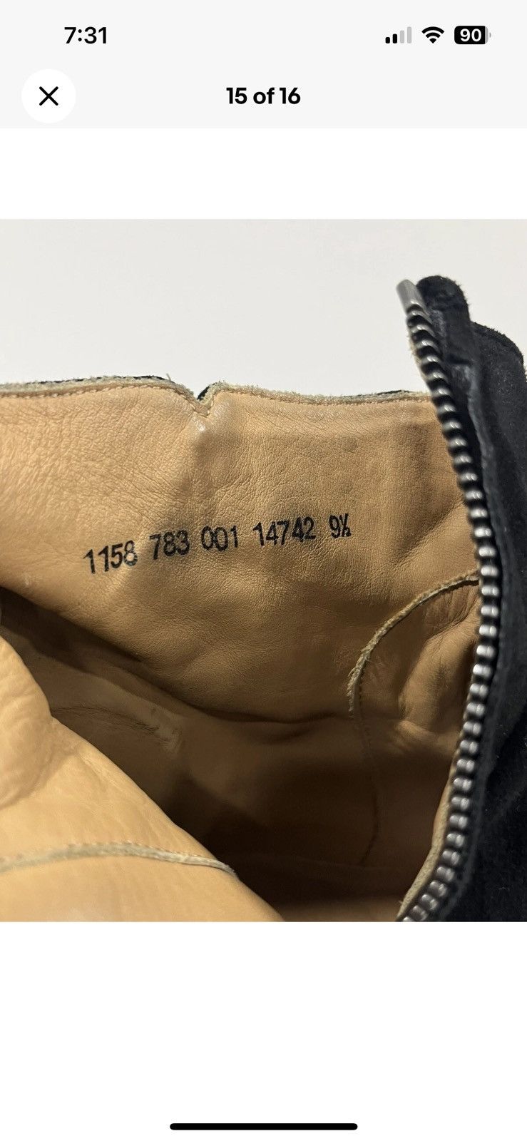 John Varvatos Morrison suede sharpei boot. Size 9.5 Size US 9.5 / EU 42-43 - 8 Thumbnail