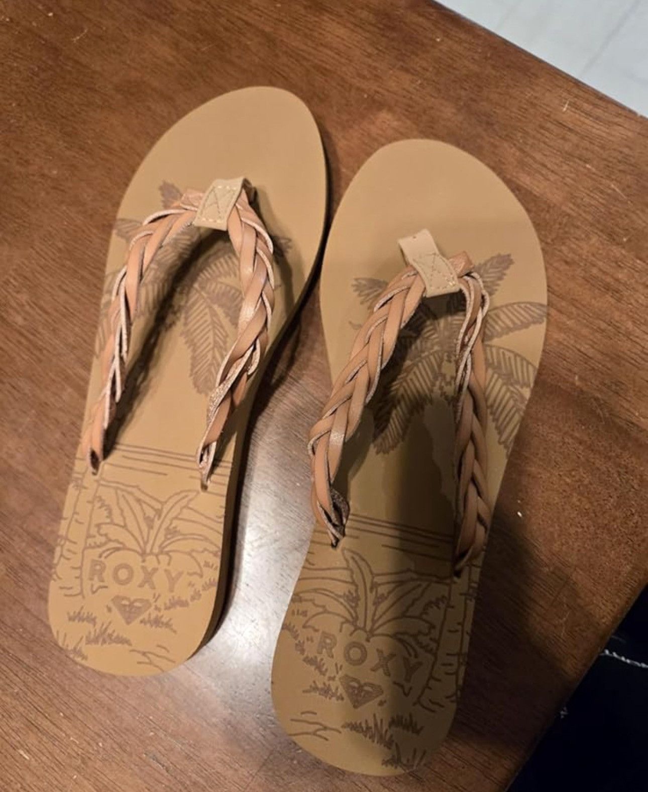 Other Roxy braided flip flops size 8 Size US 8 / IT 38 - 6 Thumbnail