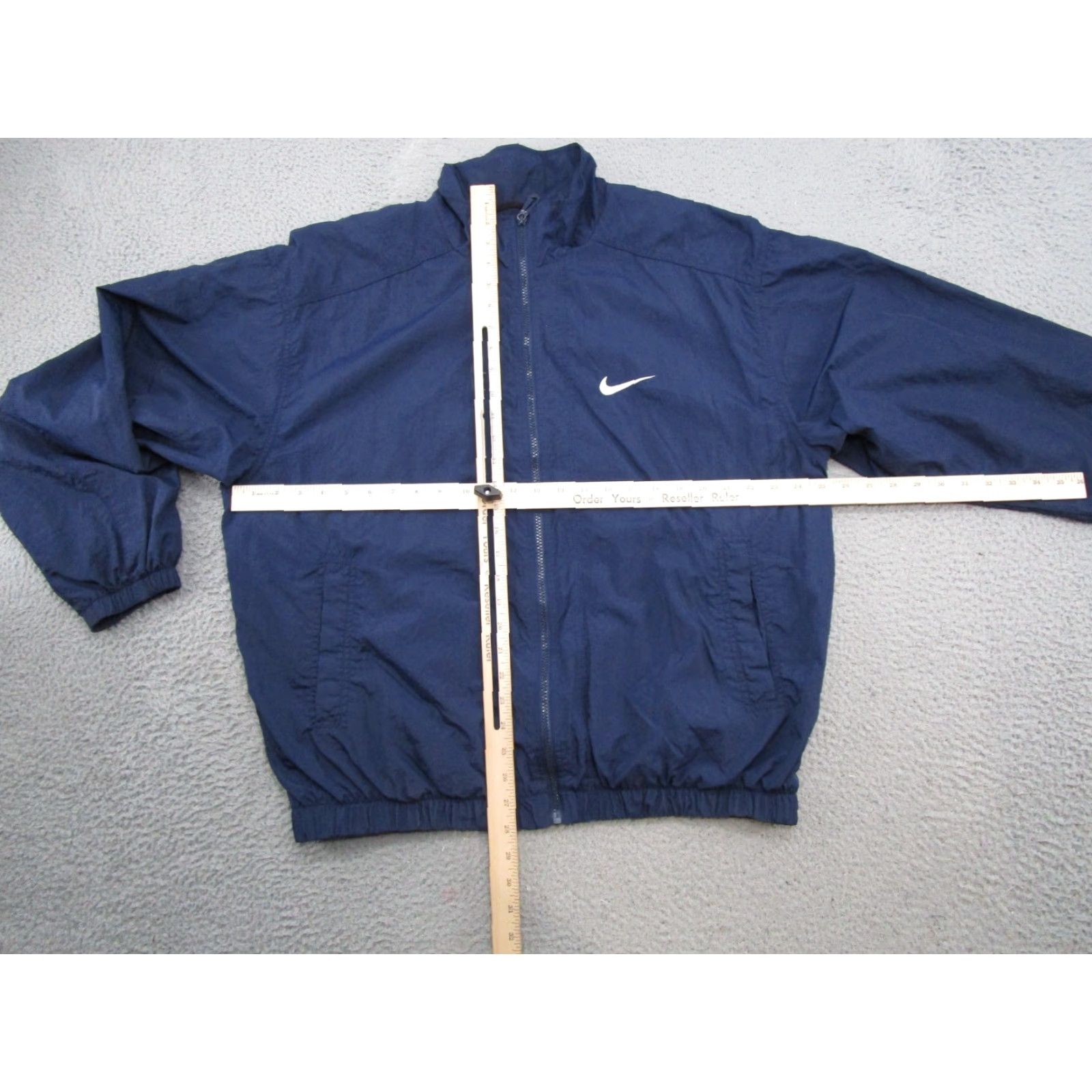 Nike VINTAGE Nike Blue Nylon Full Zip White Tag Windbreaker Jacket Mens Size L 90s Size US L / EU 52-54 / 3 - 4 Thumbnail