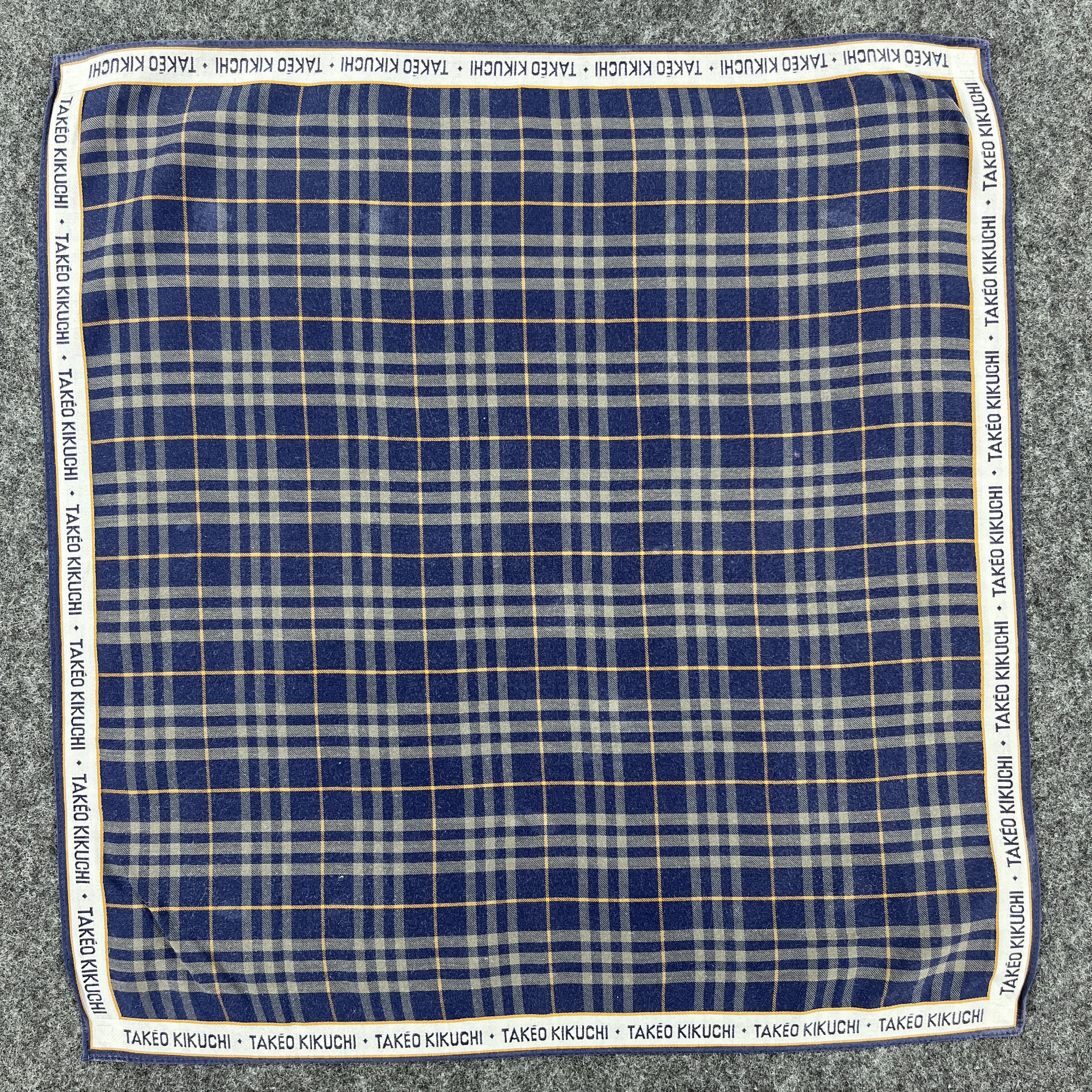 Japanese Brand Takeo Kikuchi Handkerchief / Bandana / Neckerchief B186 Size ONE SIZE - 2 Thumbnail