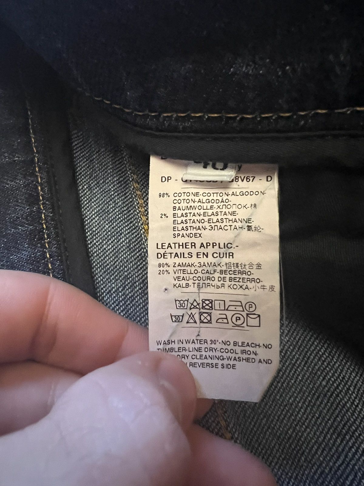 Dolce & Gabbana Men Dolce & Gabbana Blue Comfort Stretch Jeans Size 40/M Size US 33 - 7 Thumbnail