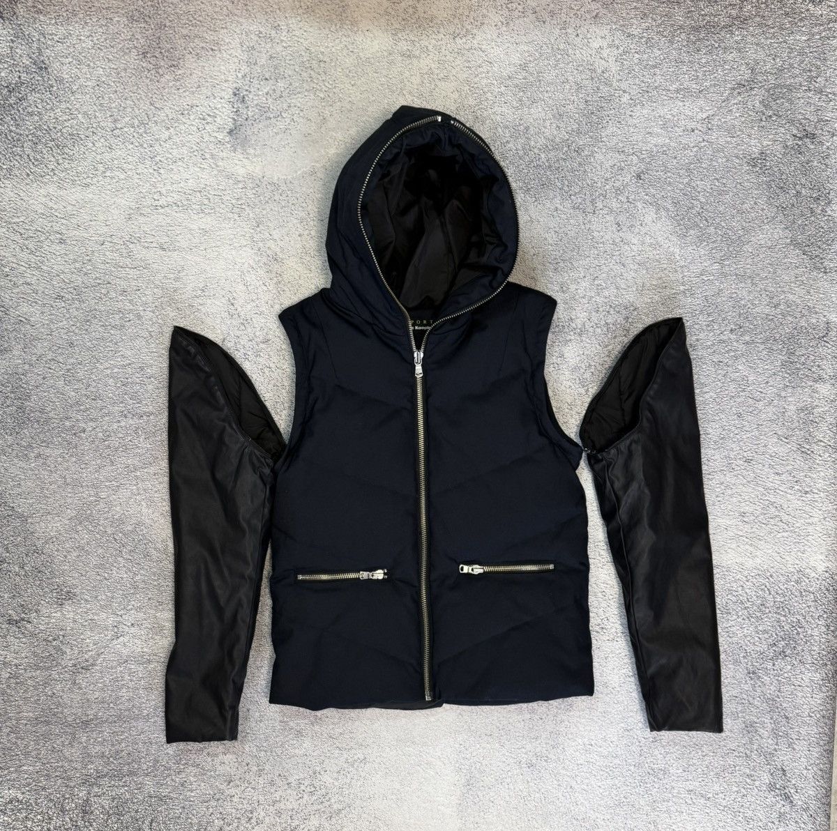 The Kooples The Kooples Sport 2in1 Down Jacket Vest WomenM Hooded Puffer Size M / US 6-8 / IT 42-44 - 4 Thumbnail