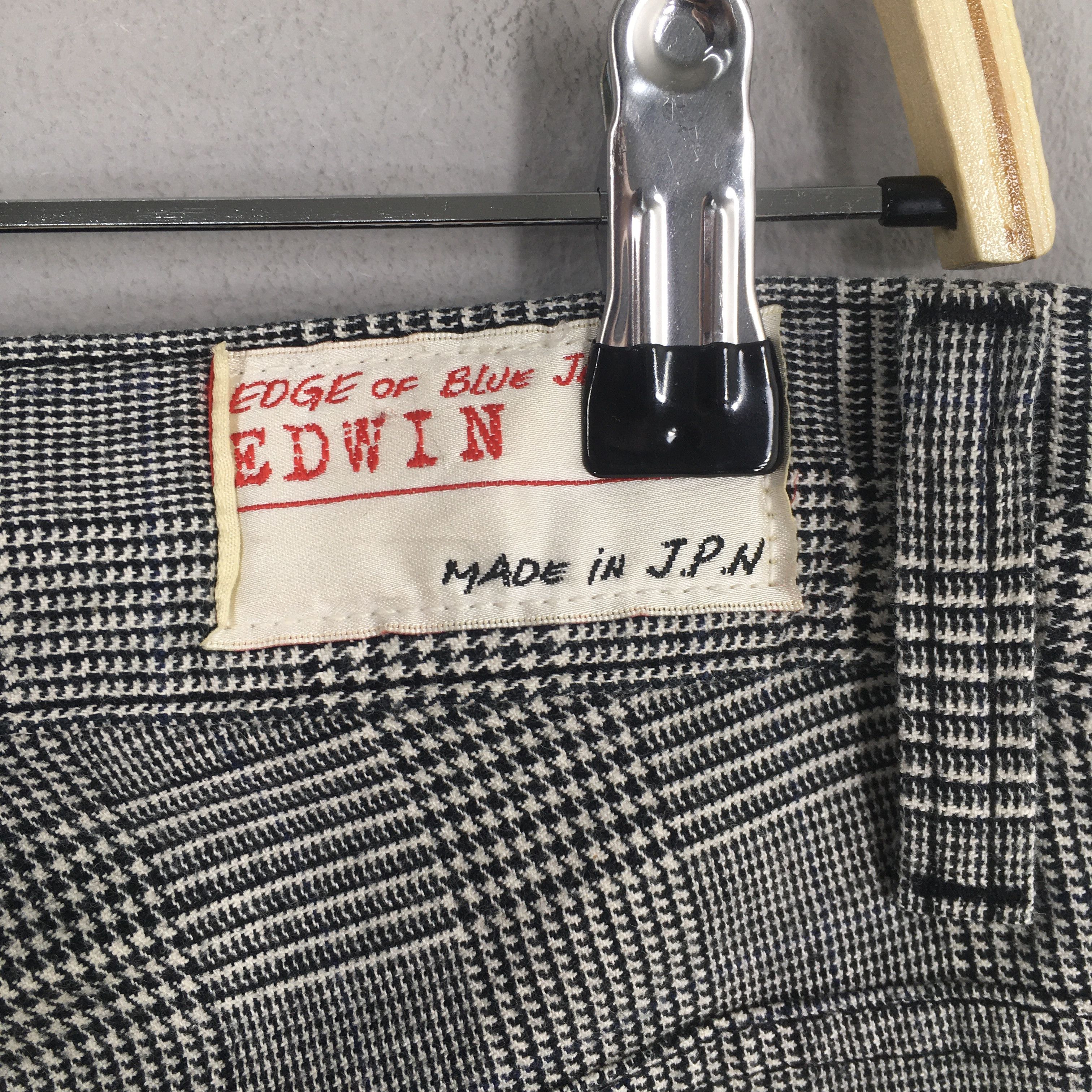 Edwin Size 32x33 Edwin Casual Tartan Plaid Checked Pants S1280 Size US 32 / EU 48 - 11 Thumbnail