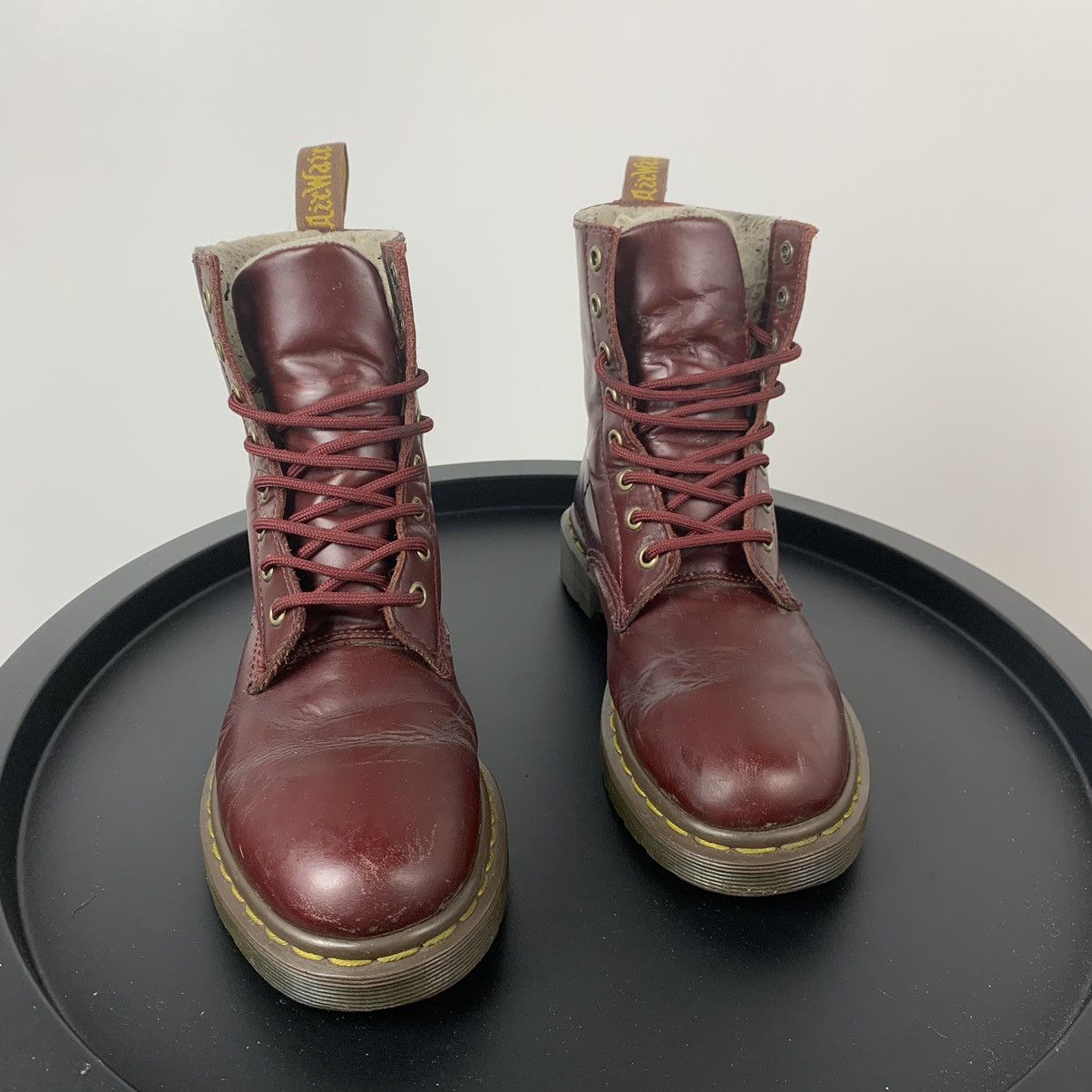 Dr. Martens Vintage Dr. Martens 1460 Serena Boots EU 38 Cherry Size US 7 / IT 37 - 2 Thumbnail
