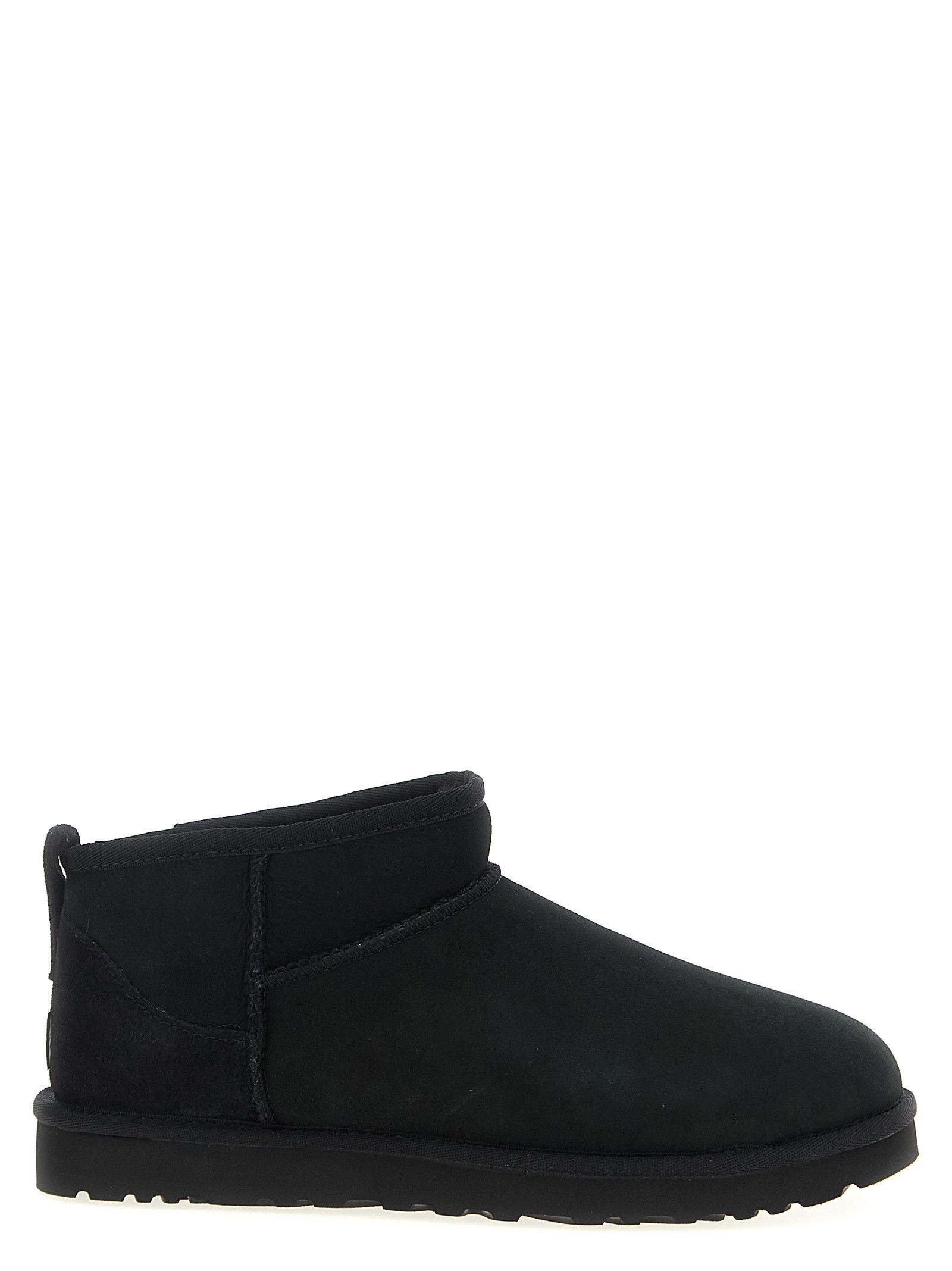 UGG W SACAI KNIT CLASSIC MINI II 7 ブラック UGG x Sacai Knit Classic Mini Short II Black Suede Boots