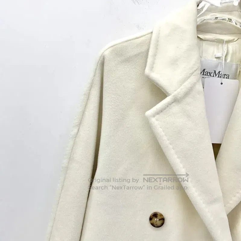 Max Mara MaxMara Double-Breasted Wool Coat for Women . Size S / US 4 / IT 40 - 3 Thumbnail