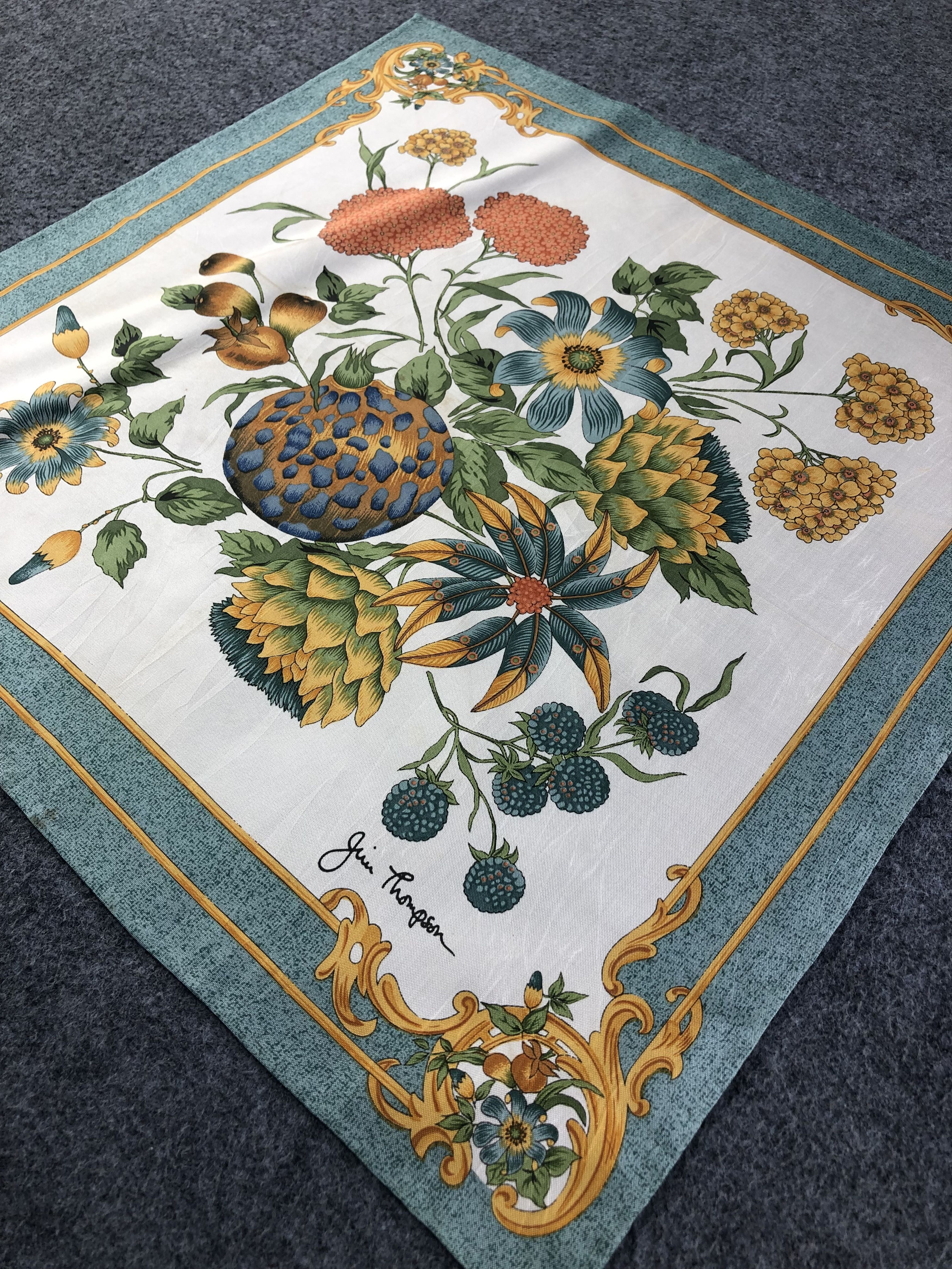 Jim Thompson × Vintage Jim Thompson Handkerchief / Bandana / Neckerchief Size ONE SIZE - 2 Thumbnail