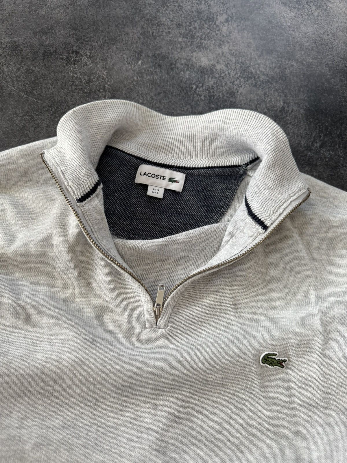 Lacoste Lacoste sweater 1/4 zip up Size US L / EU 52-54 / 3 - 5 Thumbnail
