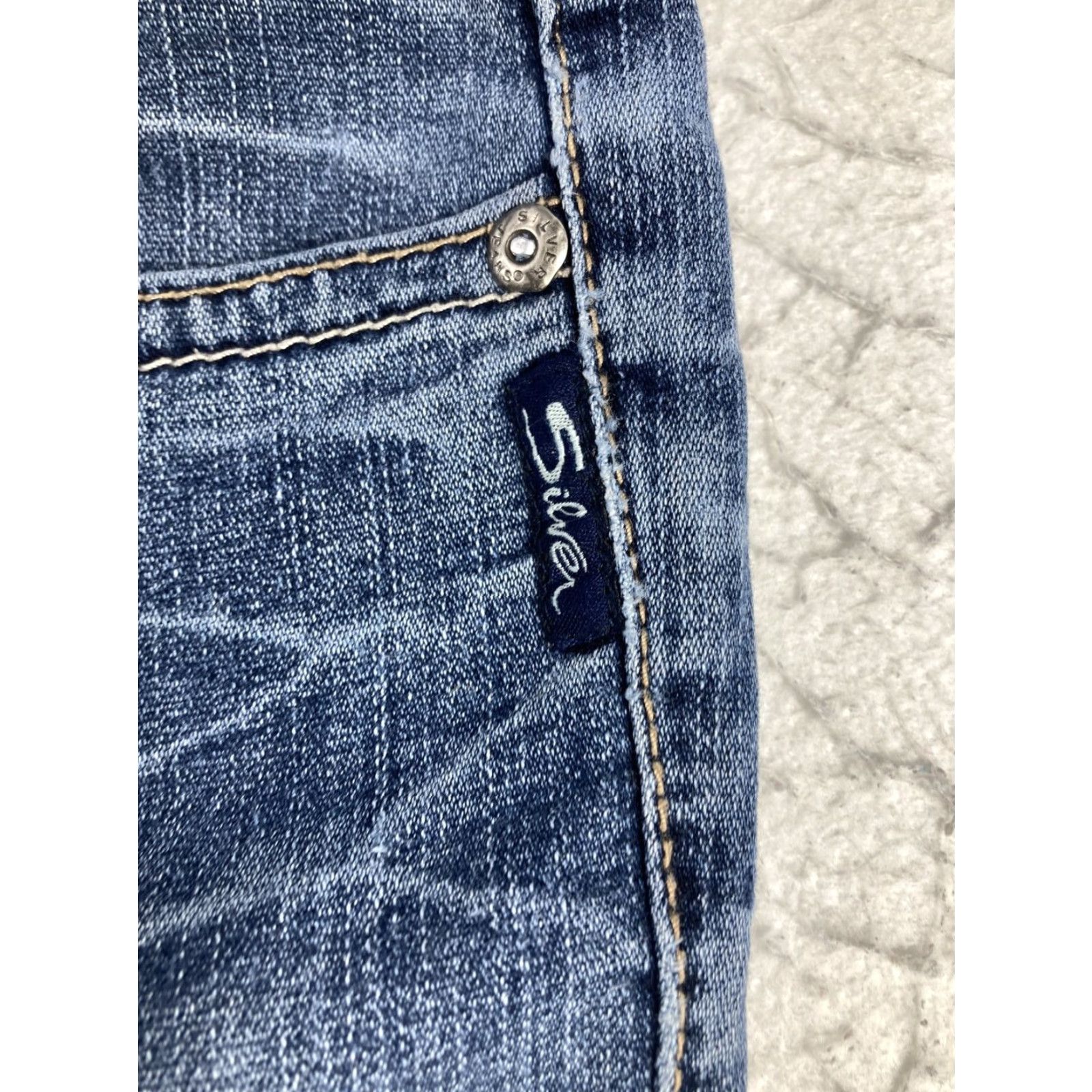 Silver Jeans Co. Silver Jeans Julia Bootcut Blue Women's Jeans Size 28 Size 28" / US 6 / IT 42 - 7 Thumbnail