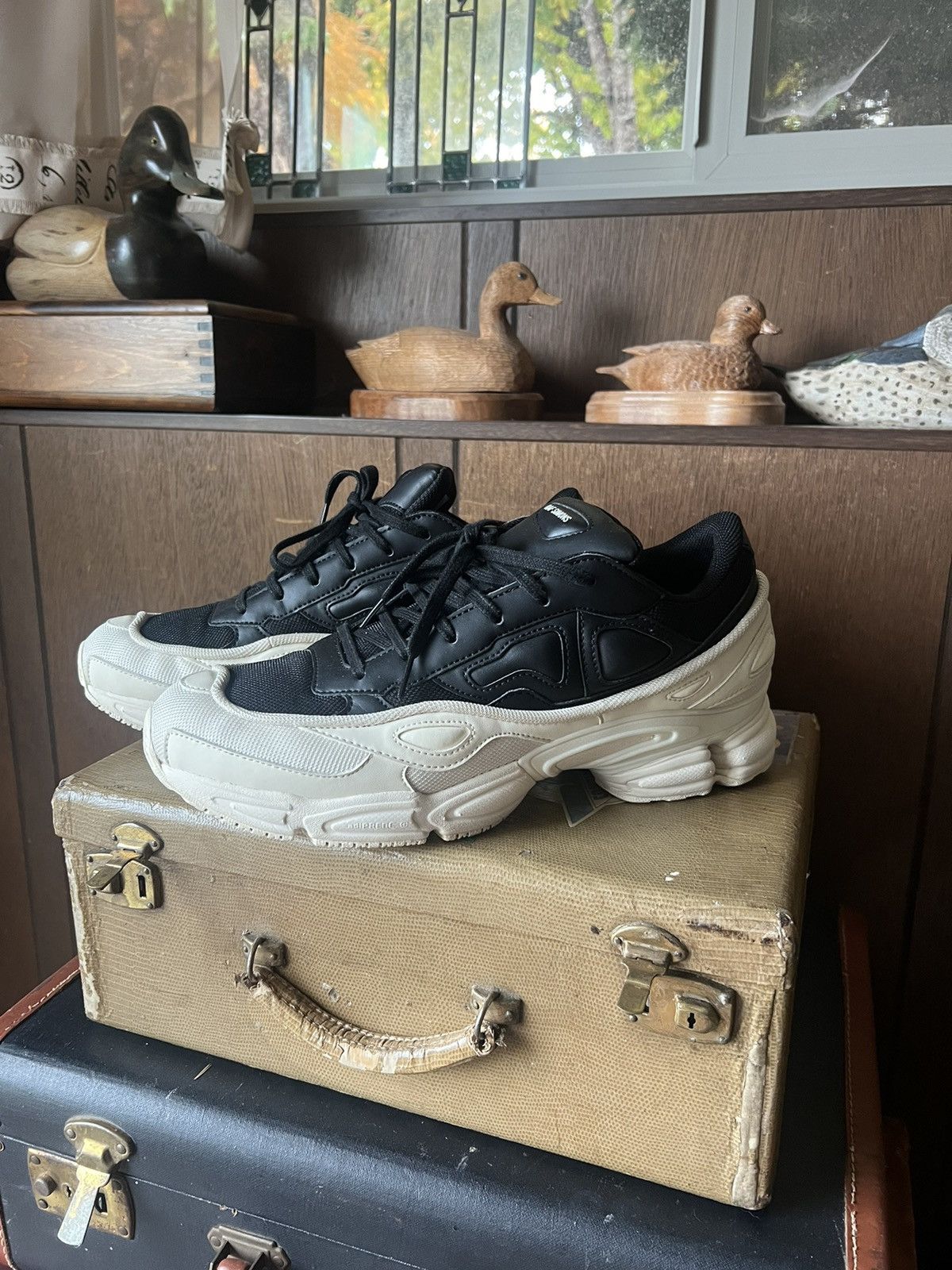 raf simons ozweego cream