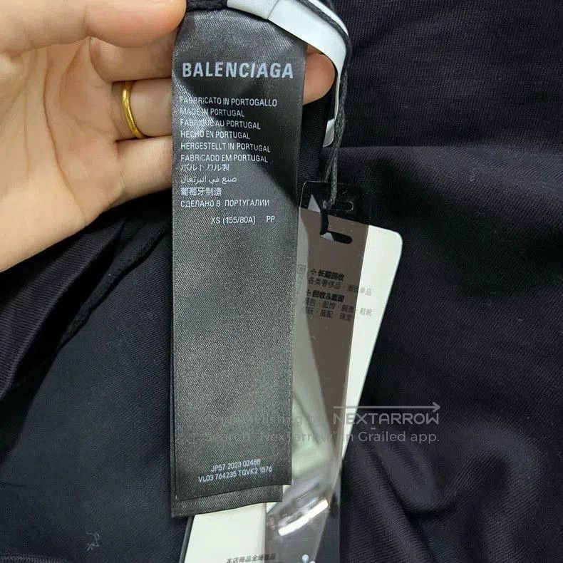 Balenciaga Balenciaga Heart WiFi Print T-shirt. Size US XS / EU 42 / 0 - 4 Thumbnail