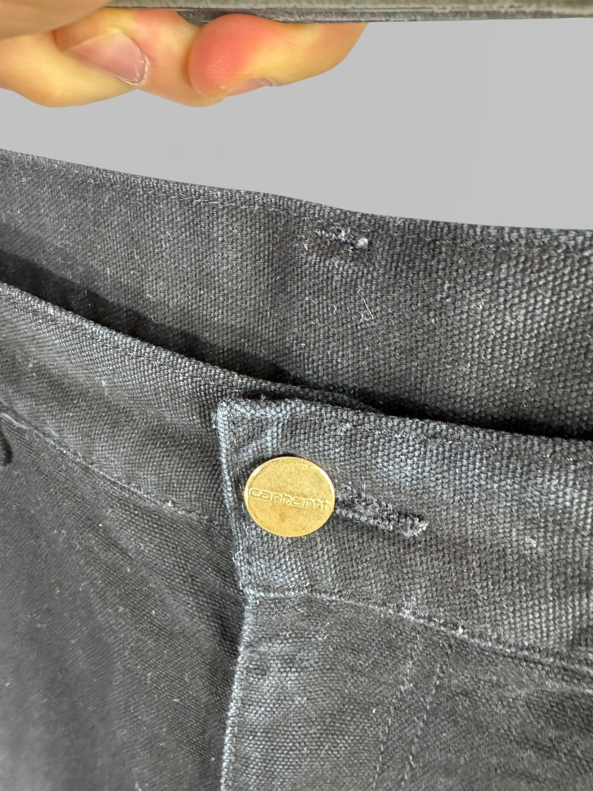 Carhartt Wip CARHARTT WIP BLACK DOUBLE KNEE JEANS SIZE 34 Size US 34 / EU 50 - 7 Thumbnail