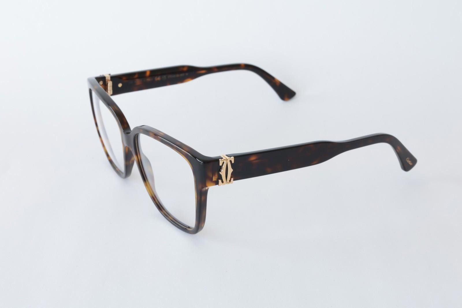 Cartier New Cartier eyewear optical eyeglasses CT0451O 002 havana Size ONE SIZE - 3 Thumbnail