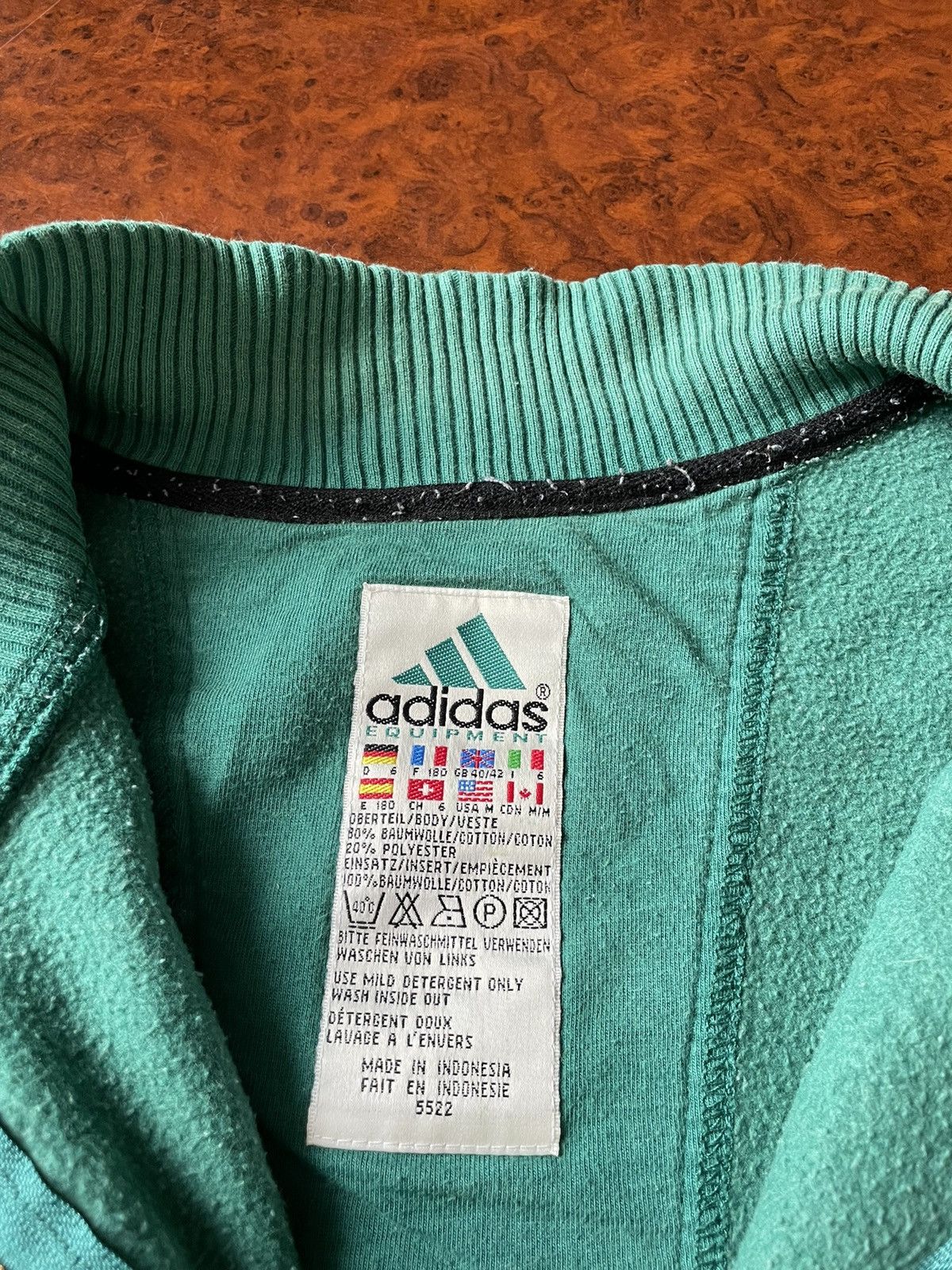 Adidas × Equipment × Vintage 🔥 Adidas Equipment Vintage 90’s Sweatshirt baggy bomber 80s Size US M / EU 48-50 / 2 - 4 Thumbnail