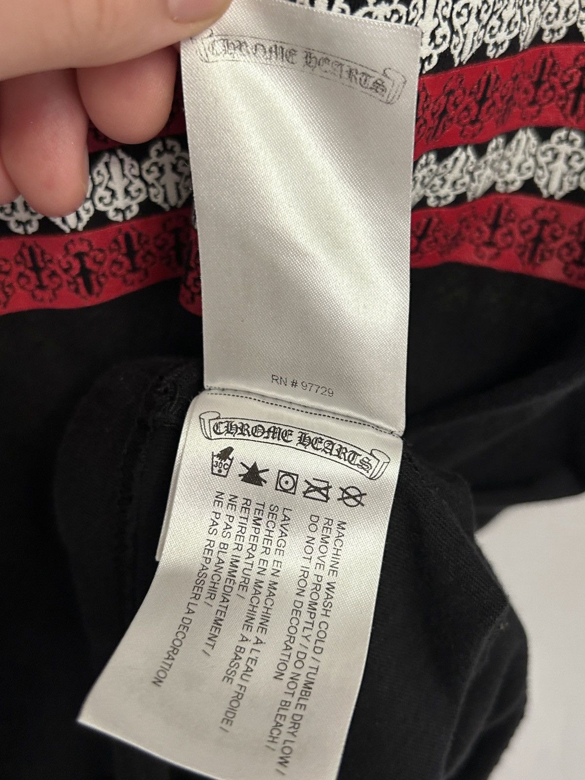 Chrome Hearts Chrome Hearts USA Flag Pocket Long- Sleeve Black M Authentic Size US M / EU 48-50 / 2 - 7 Thumbnail