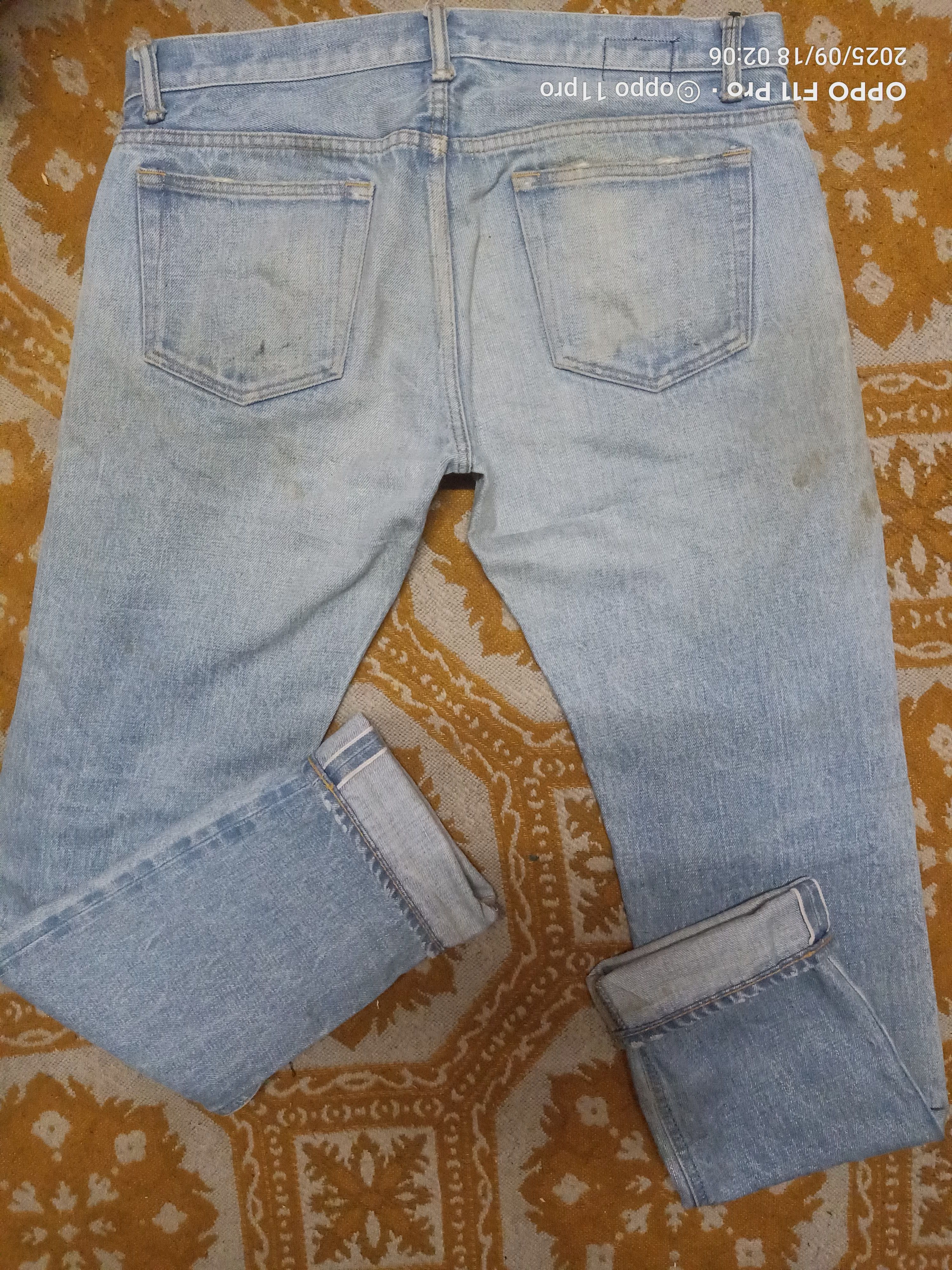 Japanese Brand 🌟 Pallet Life Story RedSelvedge Denim Men 🌟 Size US 33 - 20 Thumbnail