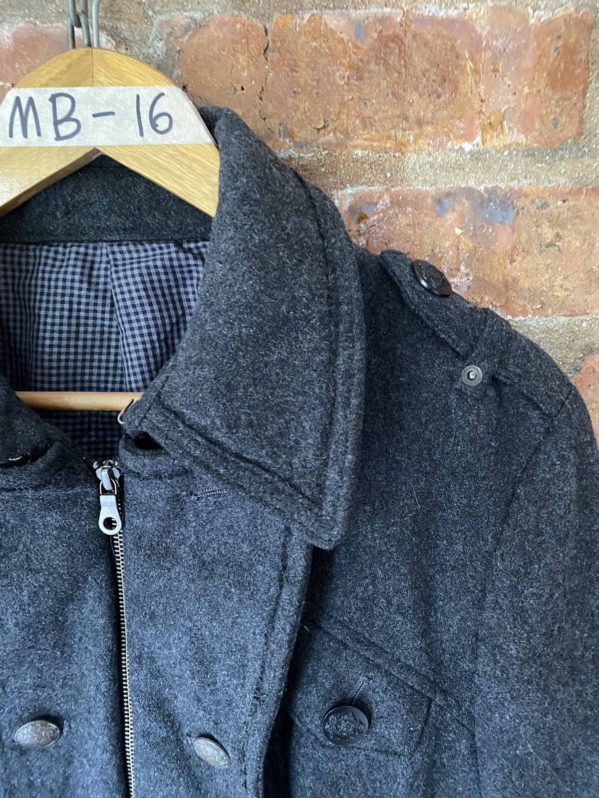 PPFM 2000s PPFM Punk Napoleon Hem removable Wool Jacket Size US M / EU 48-50 / 2 - 5 Thumbnail